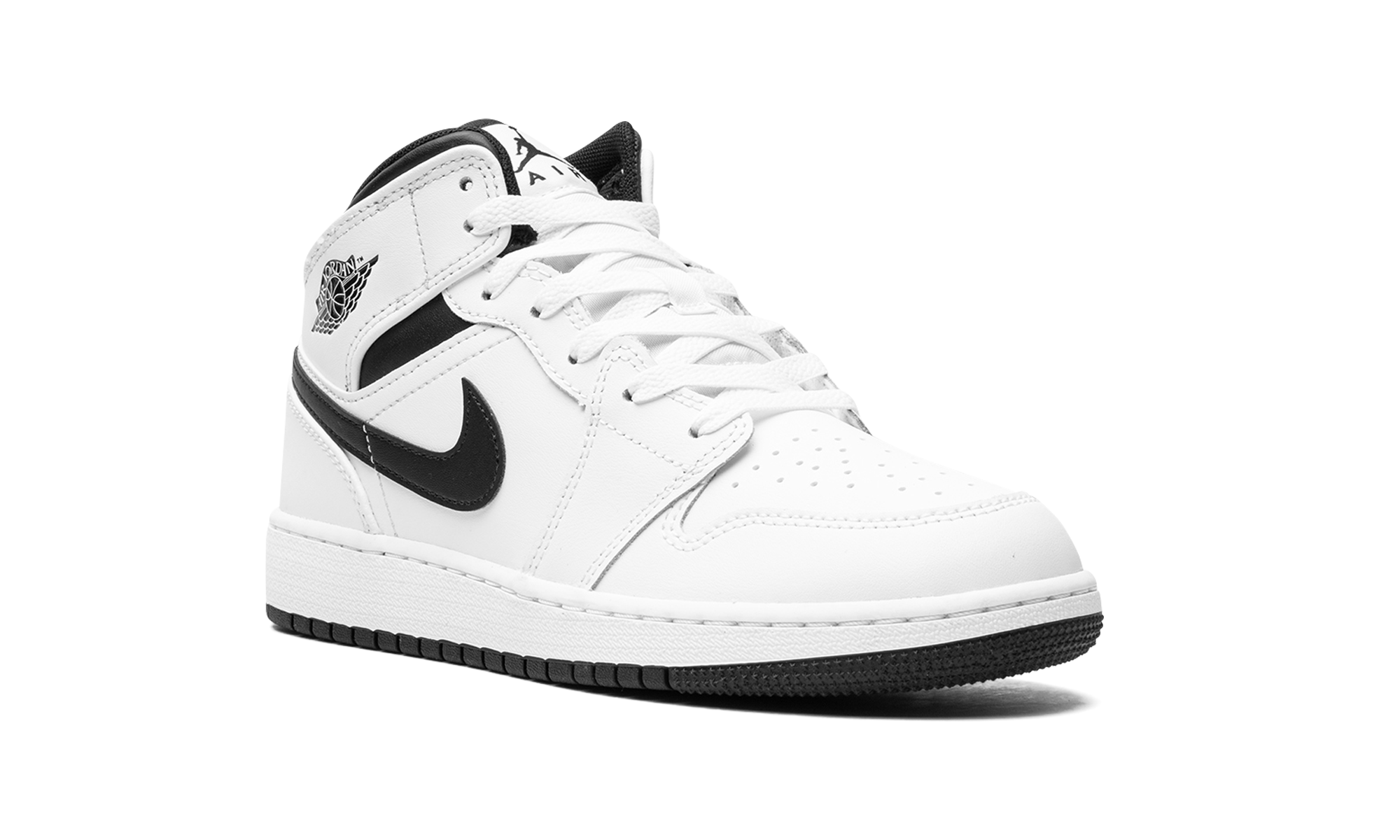 jordan 1 mid reverse panda gs+DQ8423-132+diagnol right view