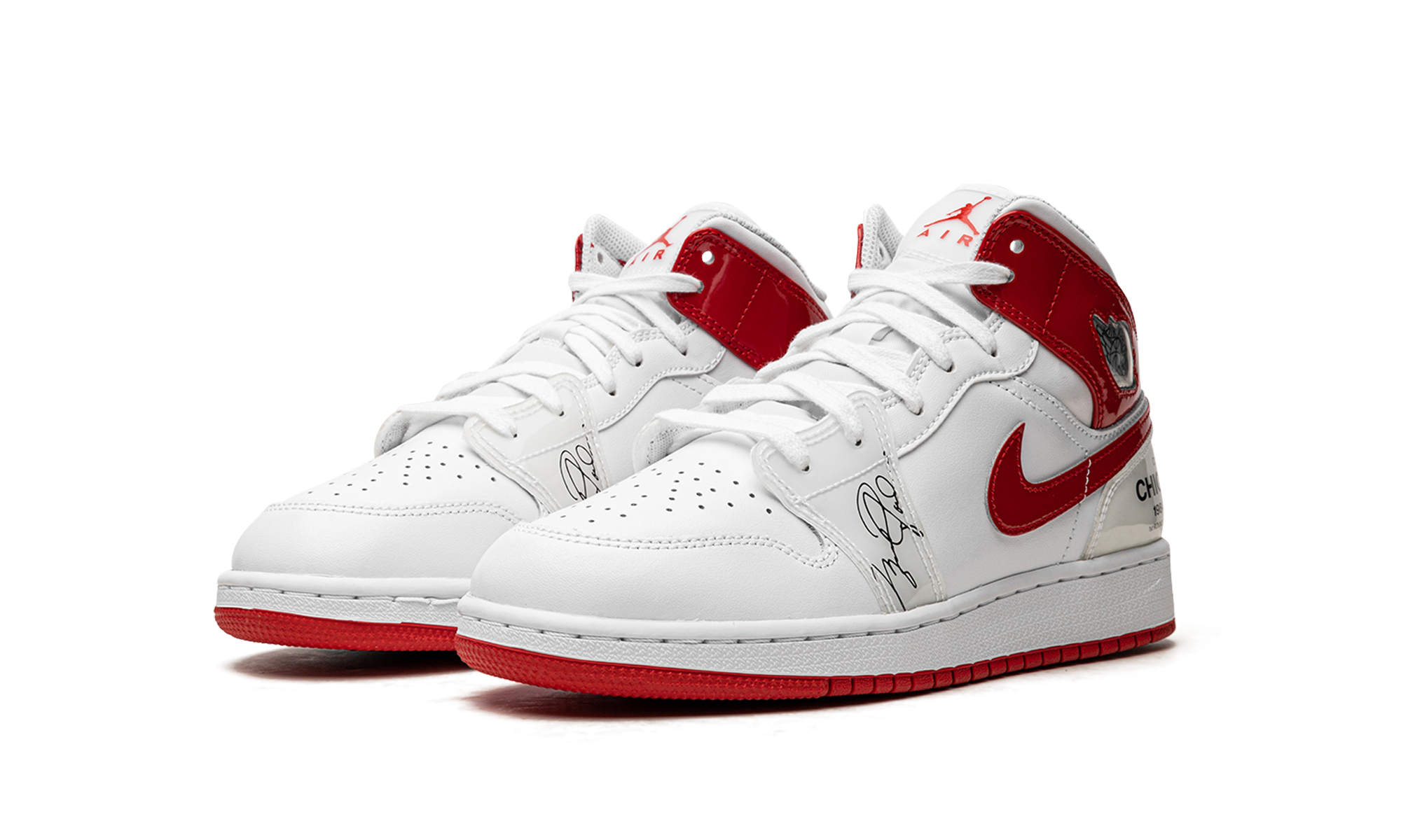 jordan 1 mid rookie season gs+DR6496-116+diagnol left view
