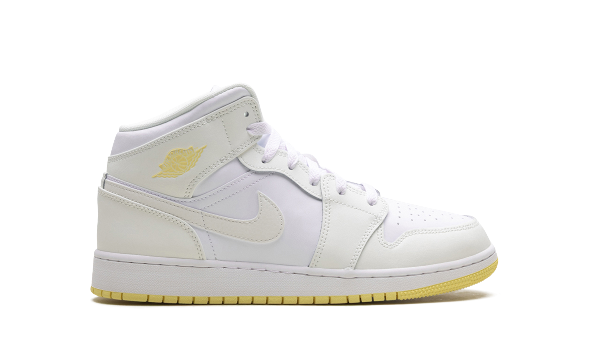 jordan 1 mid sail light laser orange gs+FD8780-181+bottom view