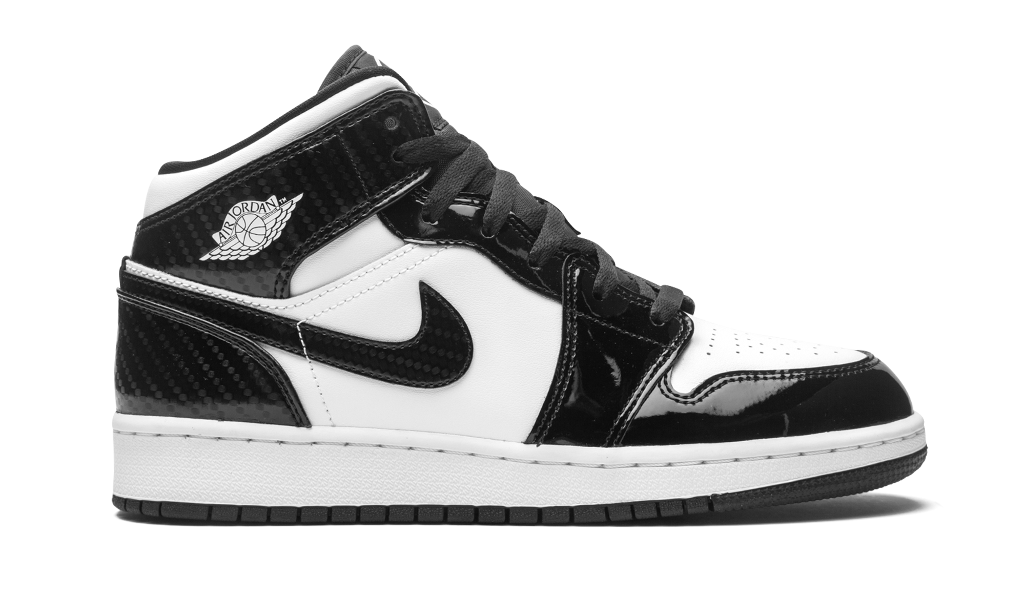 jordan 1 mid se all star carbon fiber 2021 gs+DD2192-001+right view
