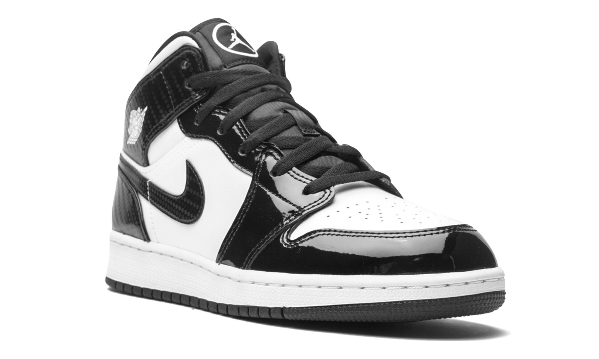 jordan 1 mid se all star carbon fiber 2021 gs+DD2192-001+diagnol right view