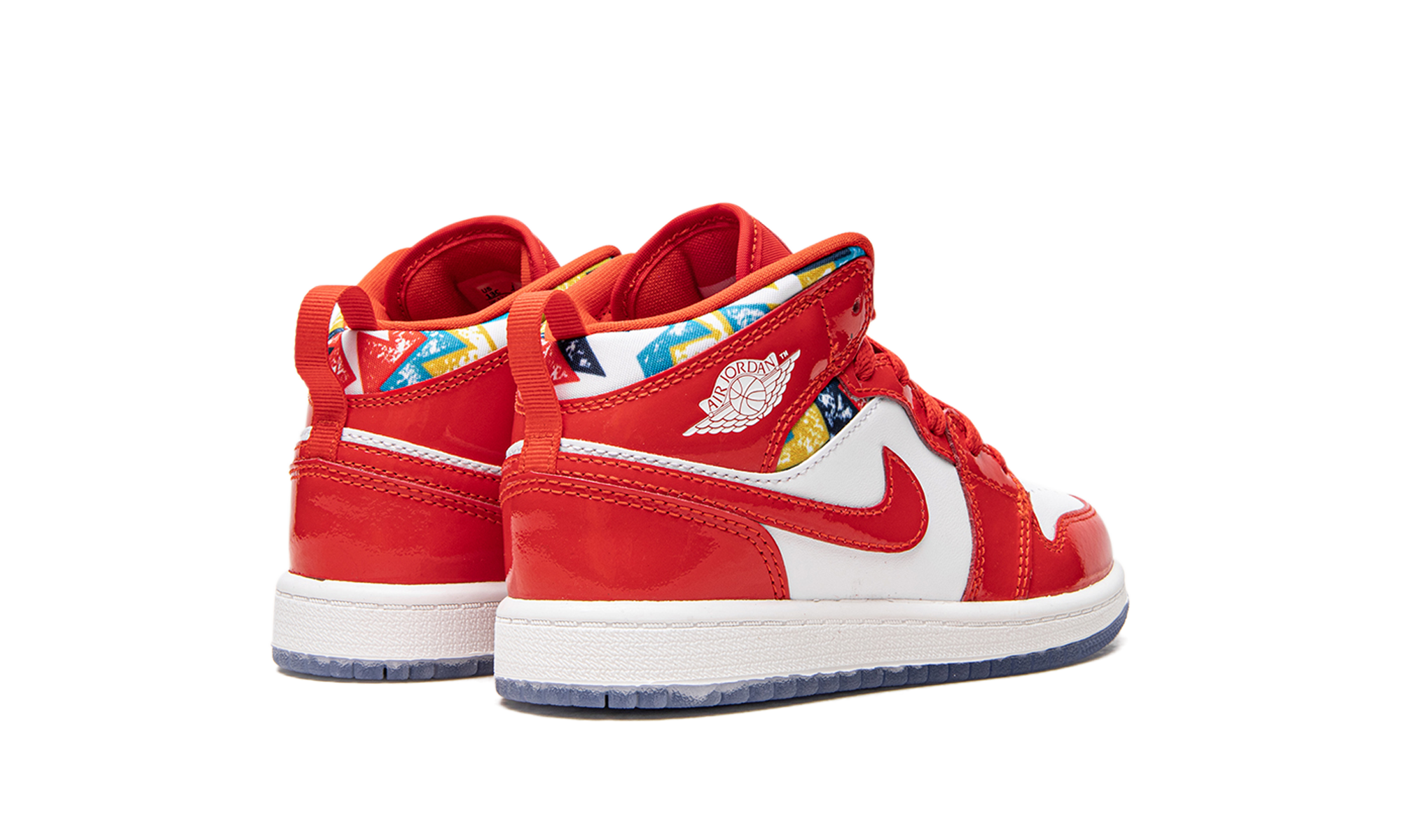 jordan 1 mid se barcelona sweater ps+DC7249-600+diagnol right behind view