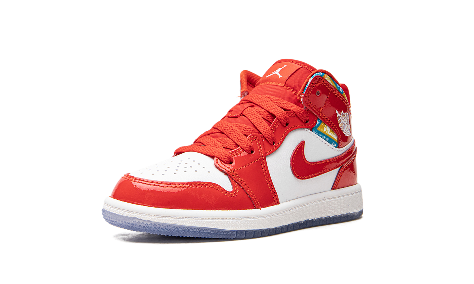 jordan 1 mid se barcelona sweater ps+DC7249-600+left diagnol single view