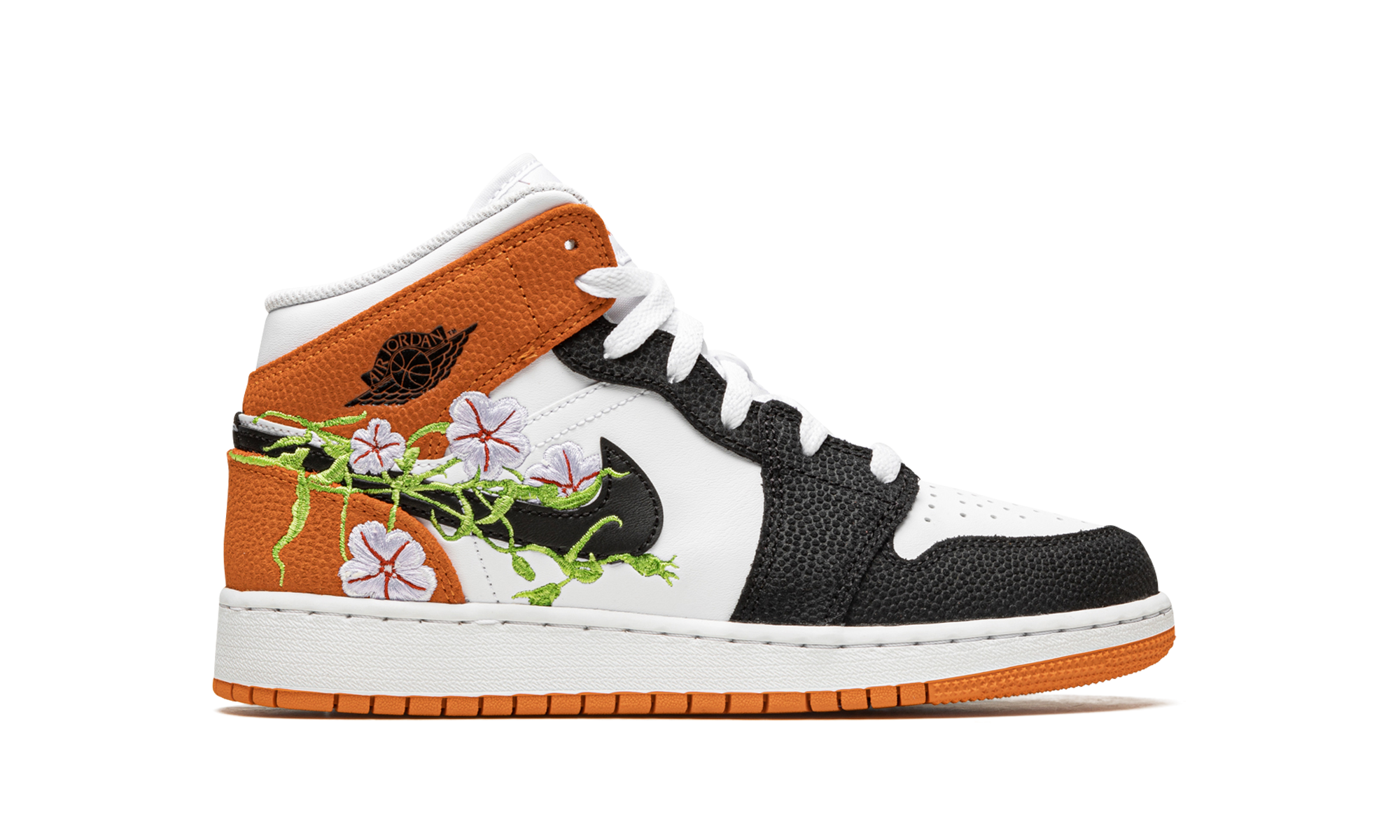 jordan 1 mid se basketball blossom gs+DQ8390-100+right view