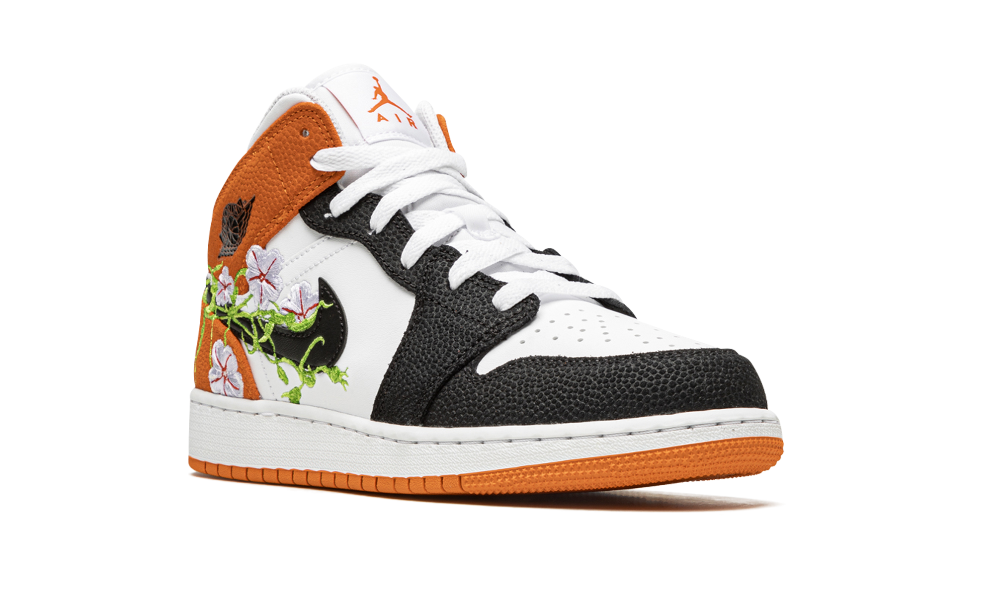 jordan 1 mid se basketball blossom gs+DQ8390-100+diagnol right view