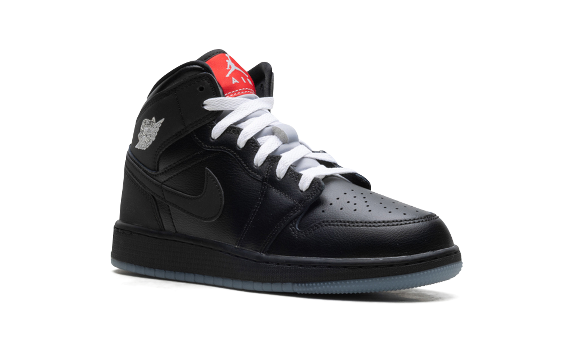 jordan 1 mid se black metallic reimagined gs+HV5180-010+diagnol right view