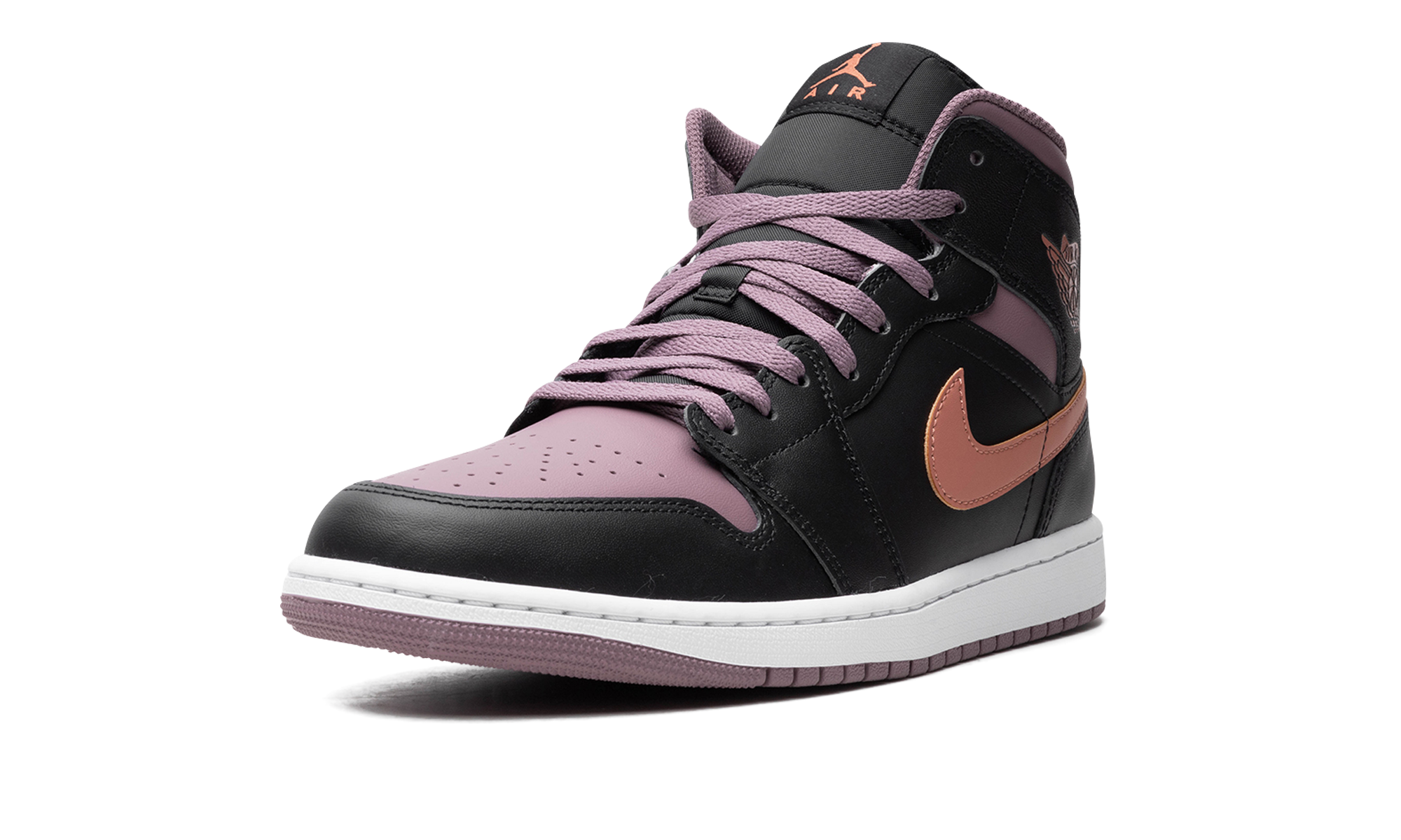 jordan 1 mid se black sky j mauve+FB9911-008+left diagnol single view