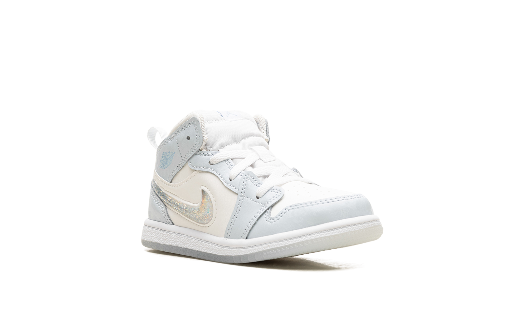 jordan 1 mid se blue tint summit white white ice blue td+FQ9116-400+diagnol right view