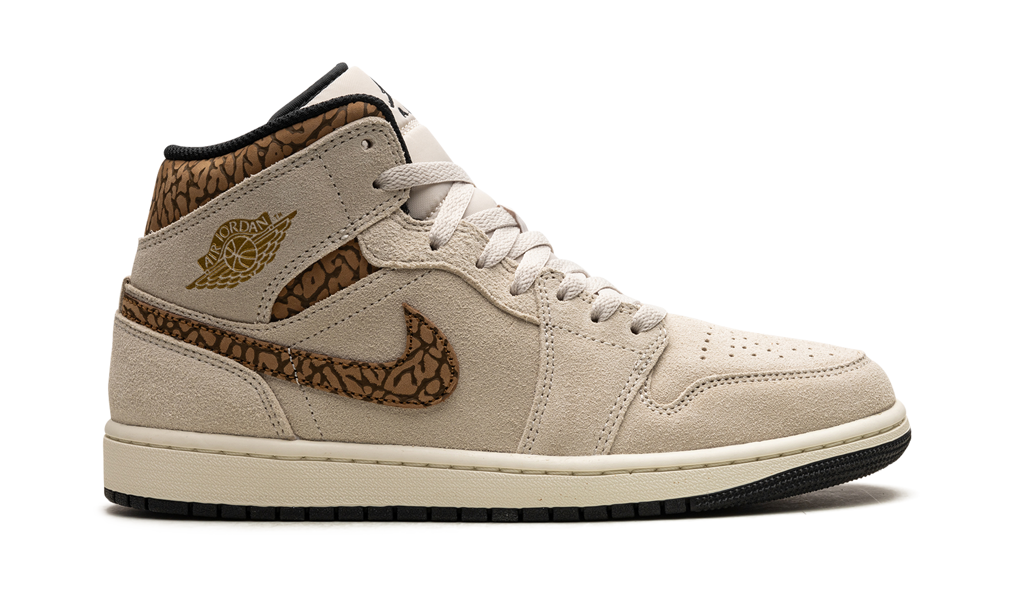 jordan 1 mid se brown elephant+DZ4129-102+right view