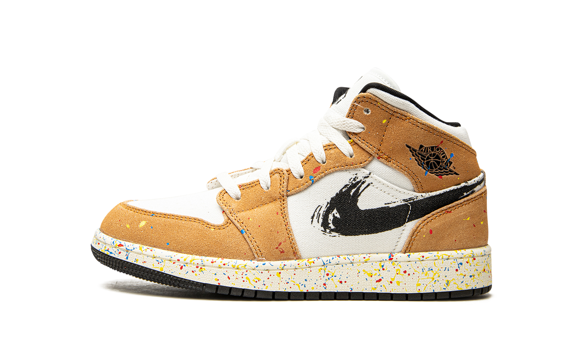 jordan 1 mid se brushstroke gs+DA8006-100+diagnol right view 1