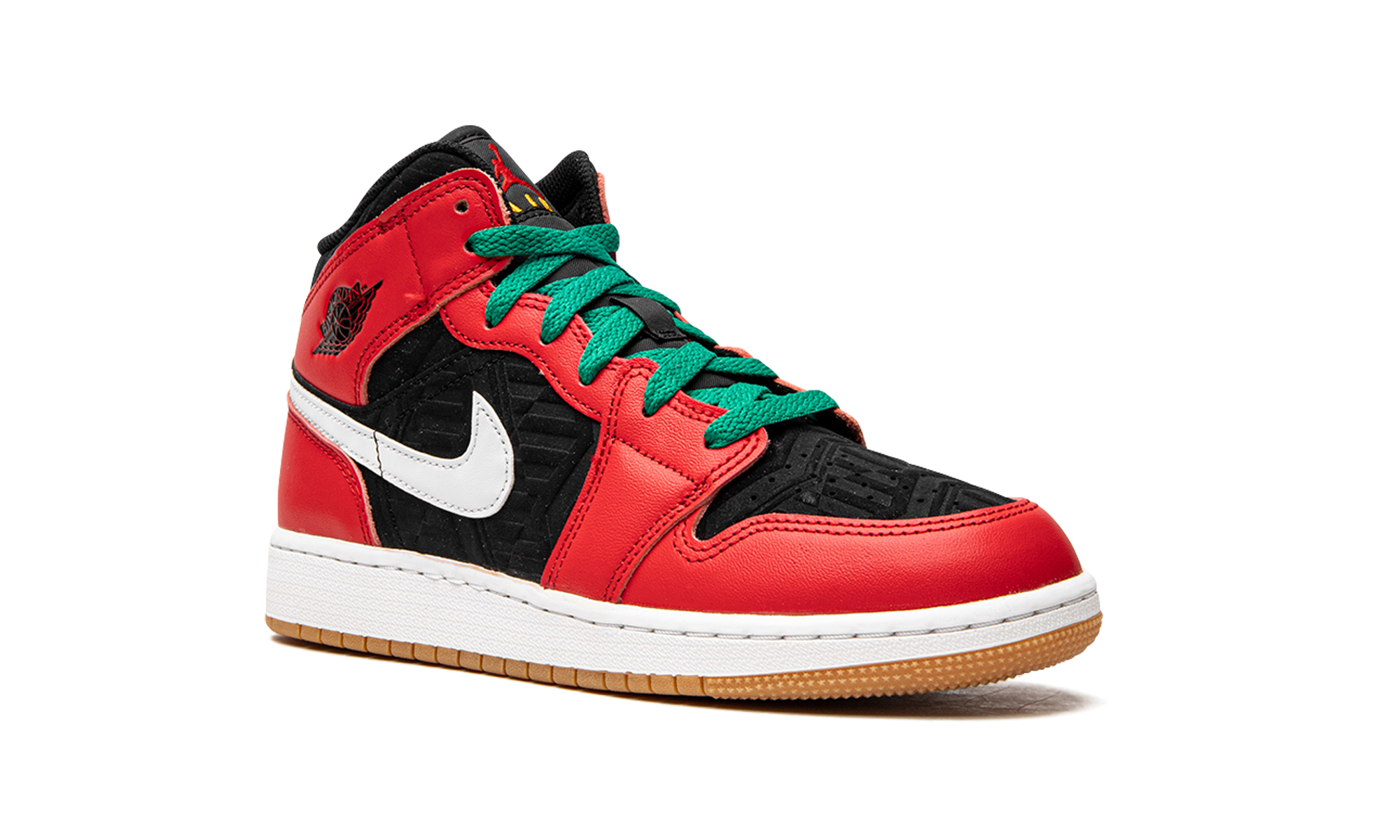 jordan 1 mid se christmas gs+DQ8418-006+diagnol right view
