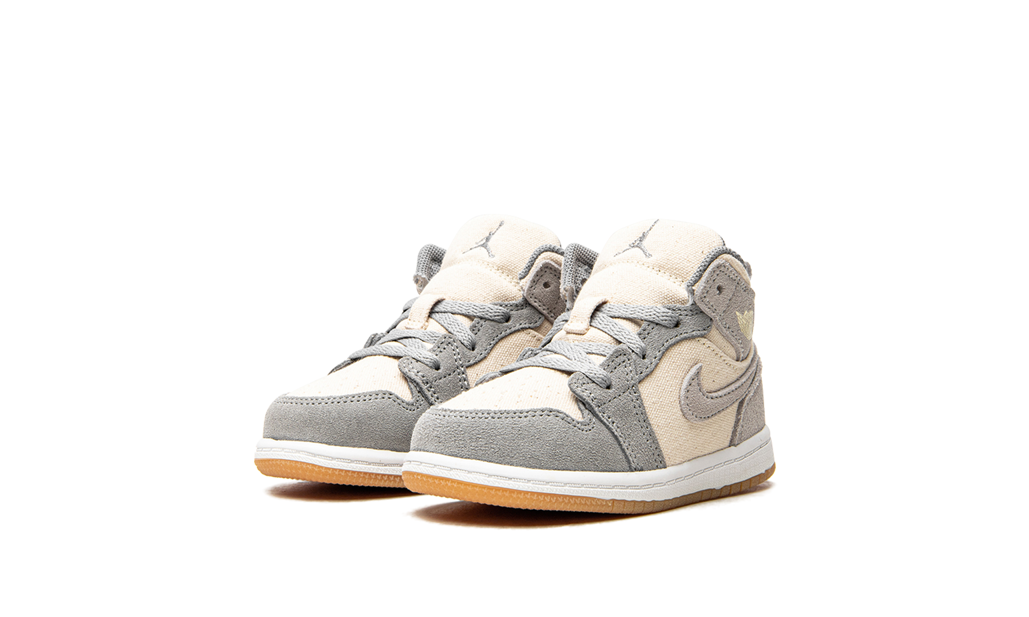 jordan 1 mid se coconut milk particle grey td+DN4344-100+diagnol left view
