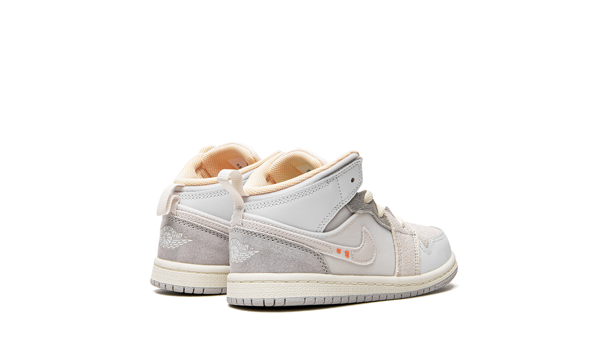 jordan 1 mid se craft craft inside out white grey td+DQ3725-100+diagnol right behind view