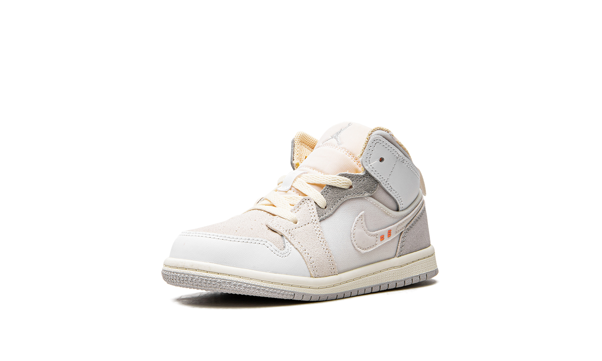 jordan 1 mid se craft craft inside out white grey td+DQ3725-100+left diagnol single view