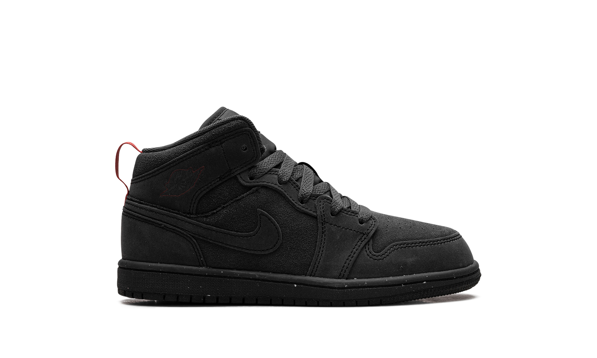 jordan 1 mid se craft dark smoke grey varsity red black ps+FQ7754-001+right view