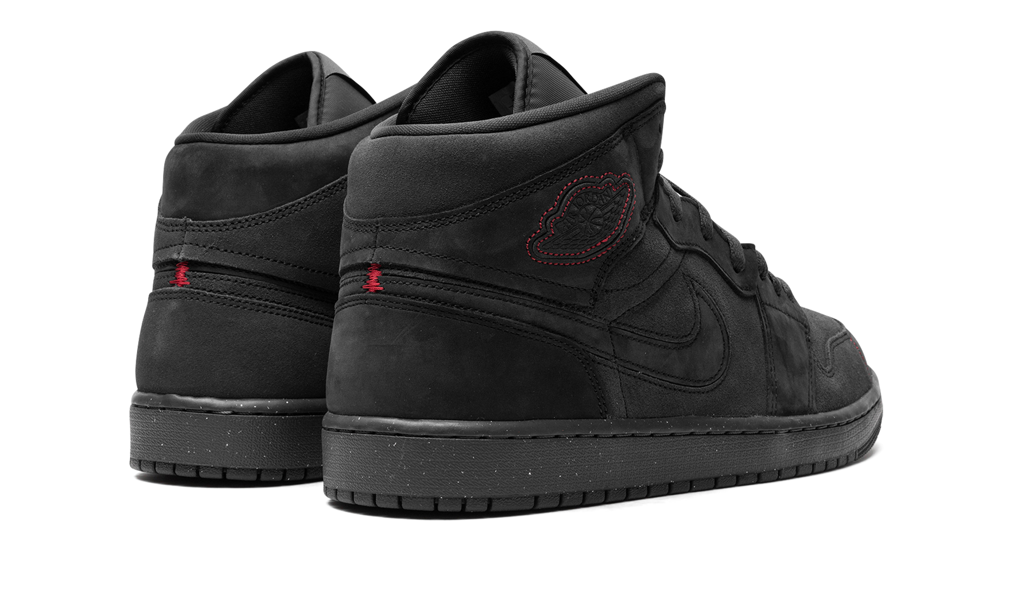 jordan 1 mid se craft dark smoke red+FD8634-001+diagnol right behind view