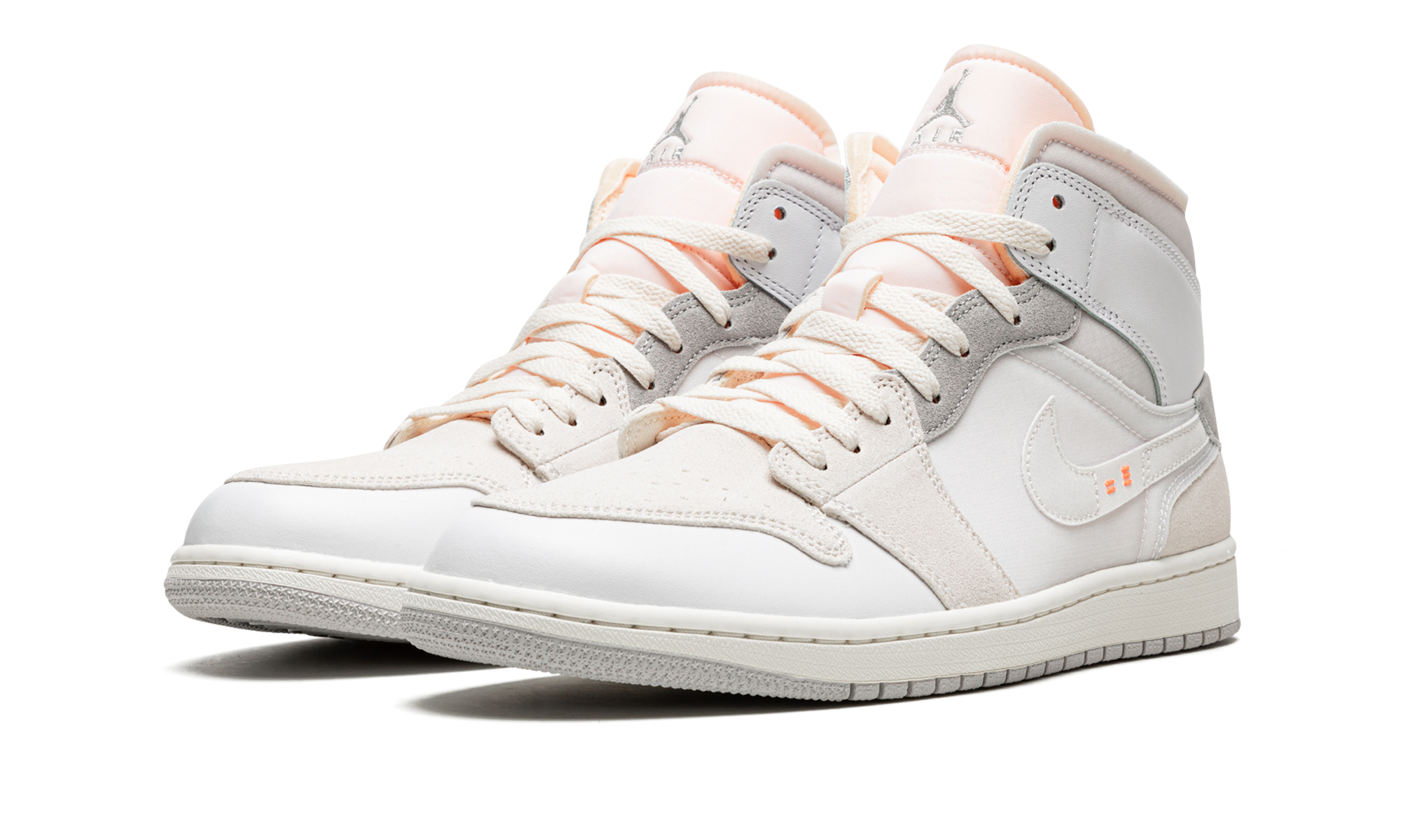 jordan 1 mid se craft inside out white grey+DM9652-100+diagnol left view