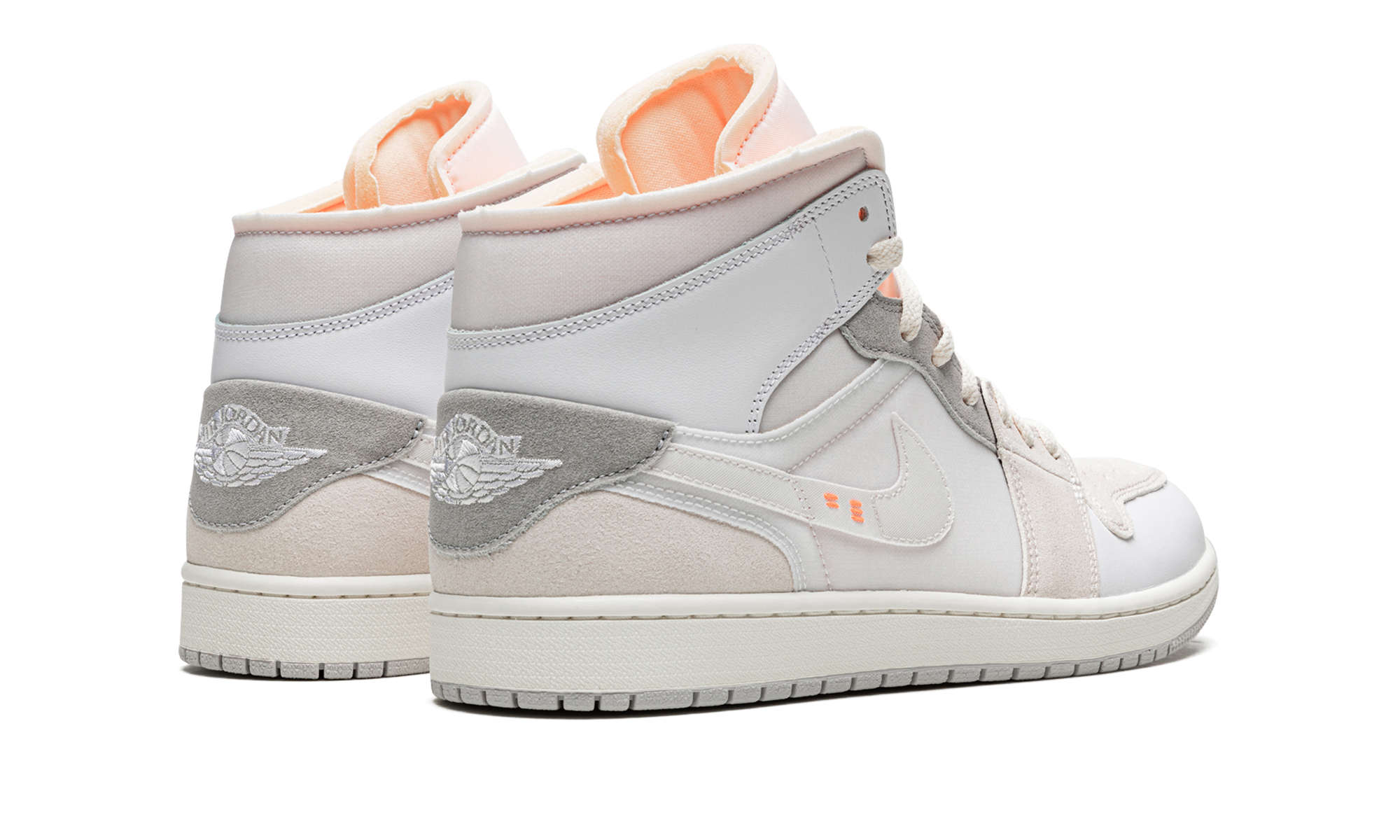 jordan 1 mid se craft inside out white grey+DM9652-100+diagnol right behind view