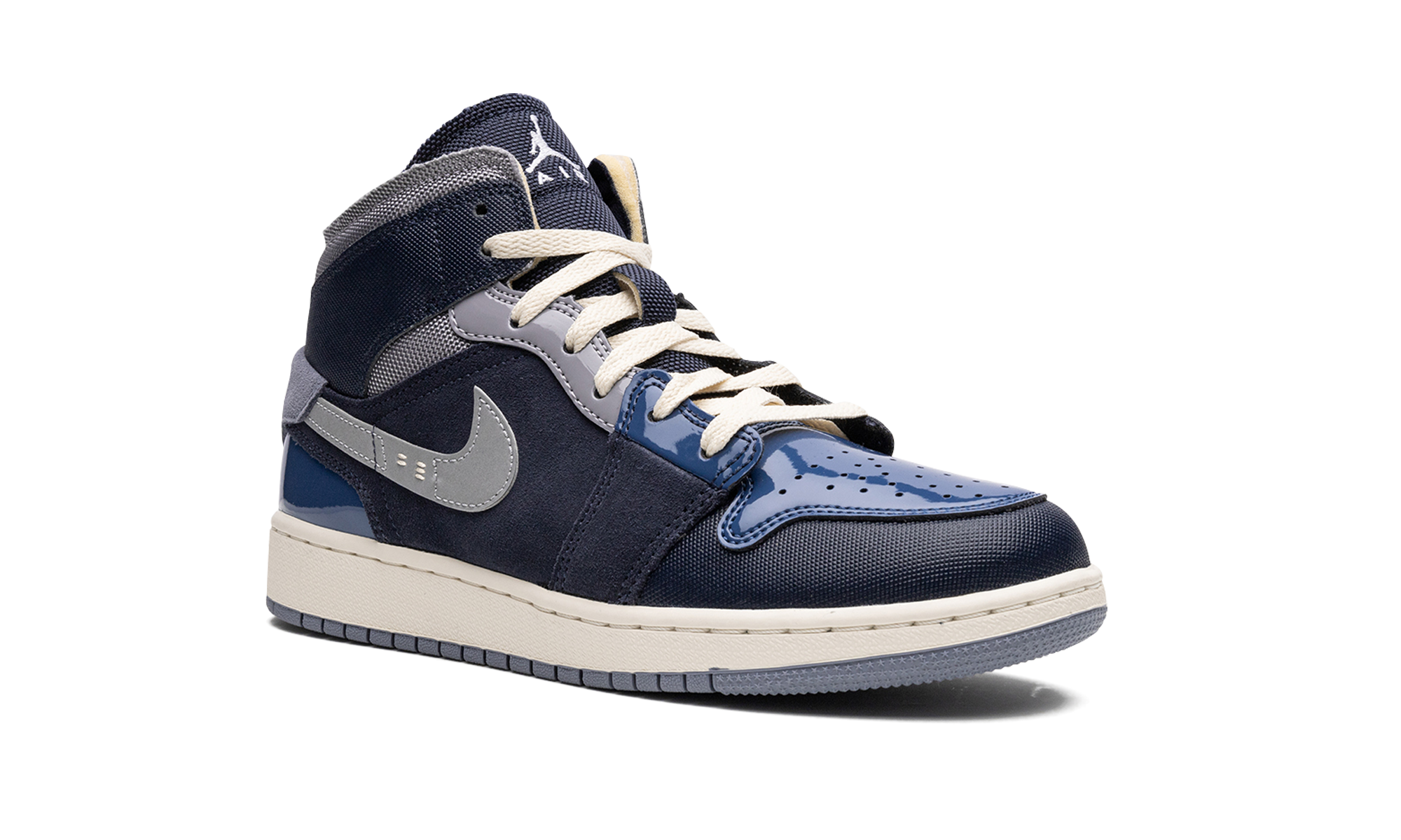 jordan 1 mid se craft obsidian gs+DX2193-400+diagnol right view