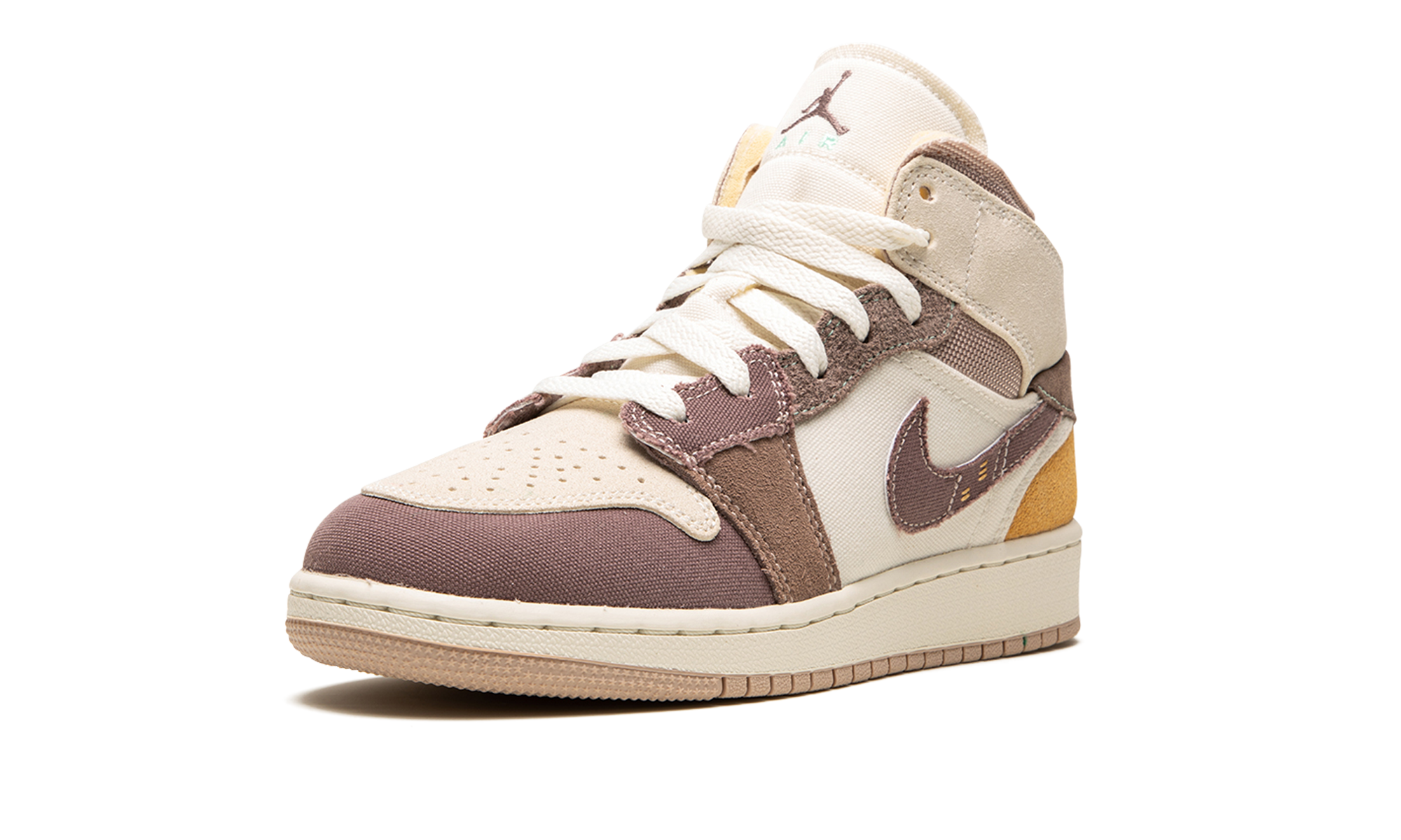 jordan 1 mid se craft taupe haze gs+DZ4466-102+left diagnol single view