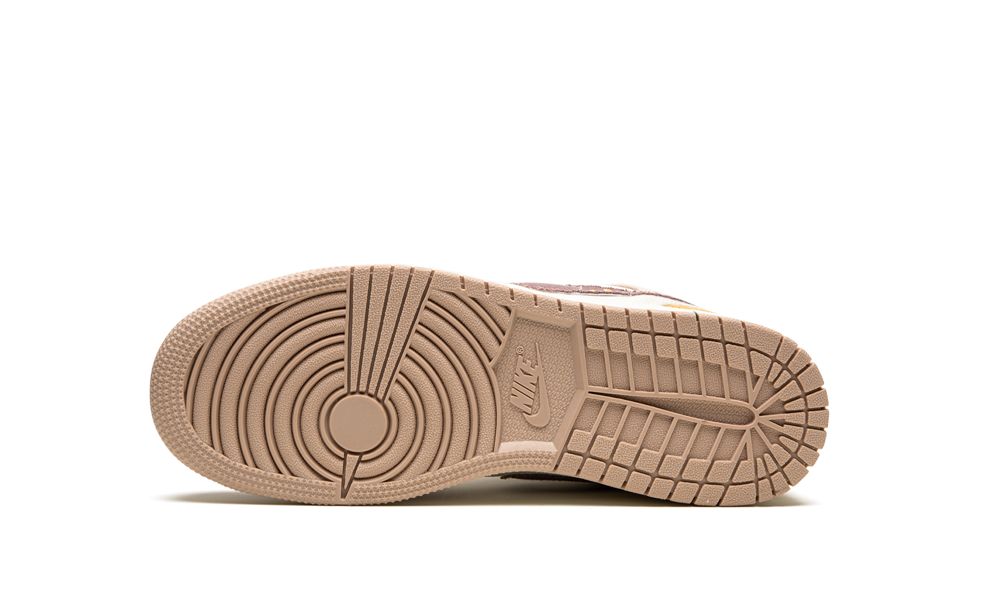 jordan 1 mid se craft taupe haze gs+DZ4466-102+bottom view