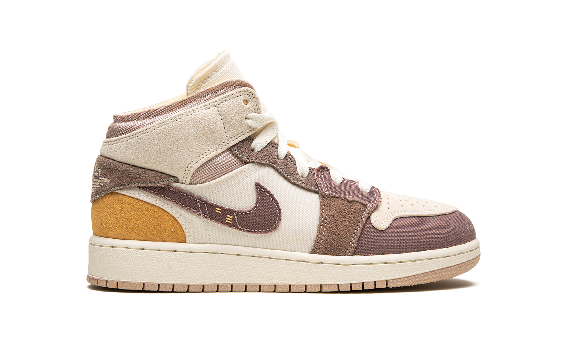jordan 1 mid se craft taupe haze gs+DZ4466-102+right view
