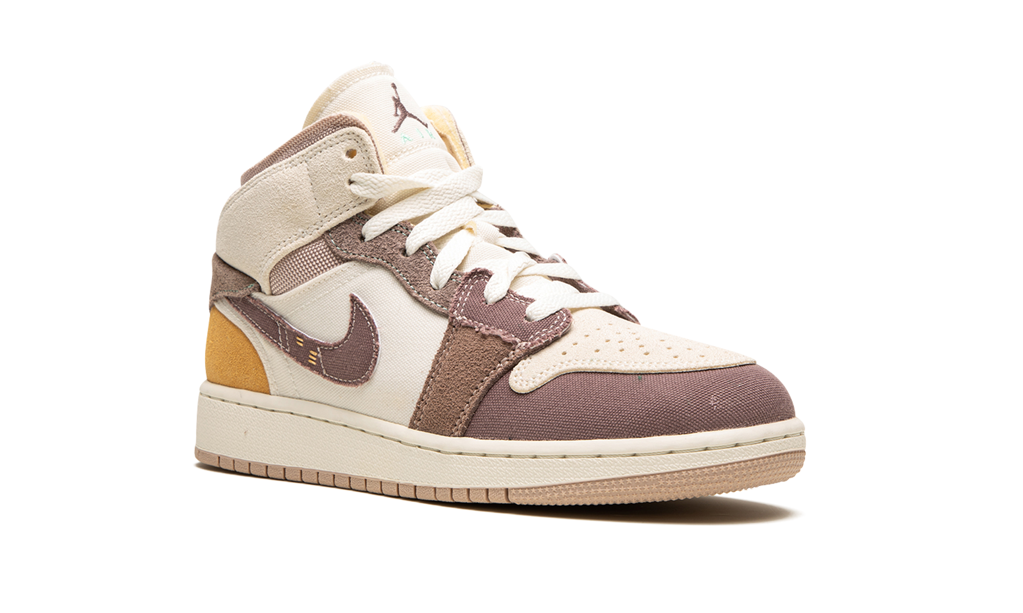 jordan 1 mid se craft taupe haze gs+DZ4466-102+diagnol right view