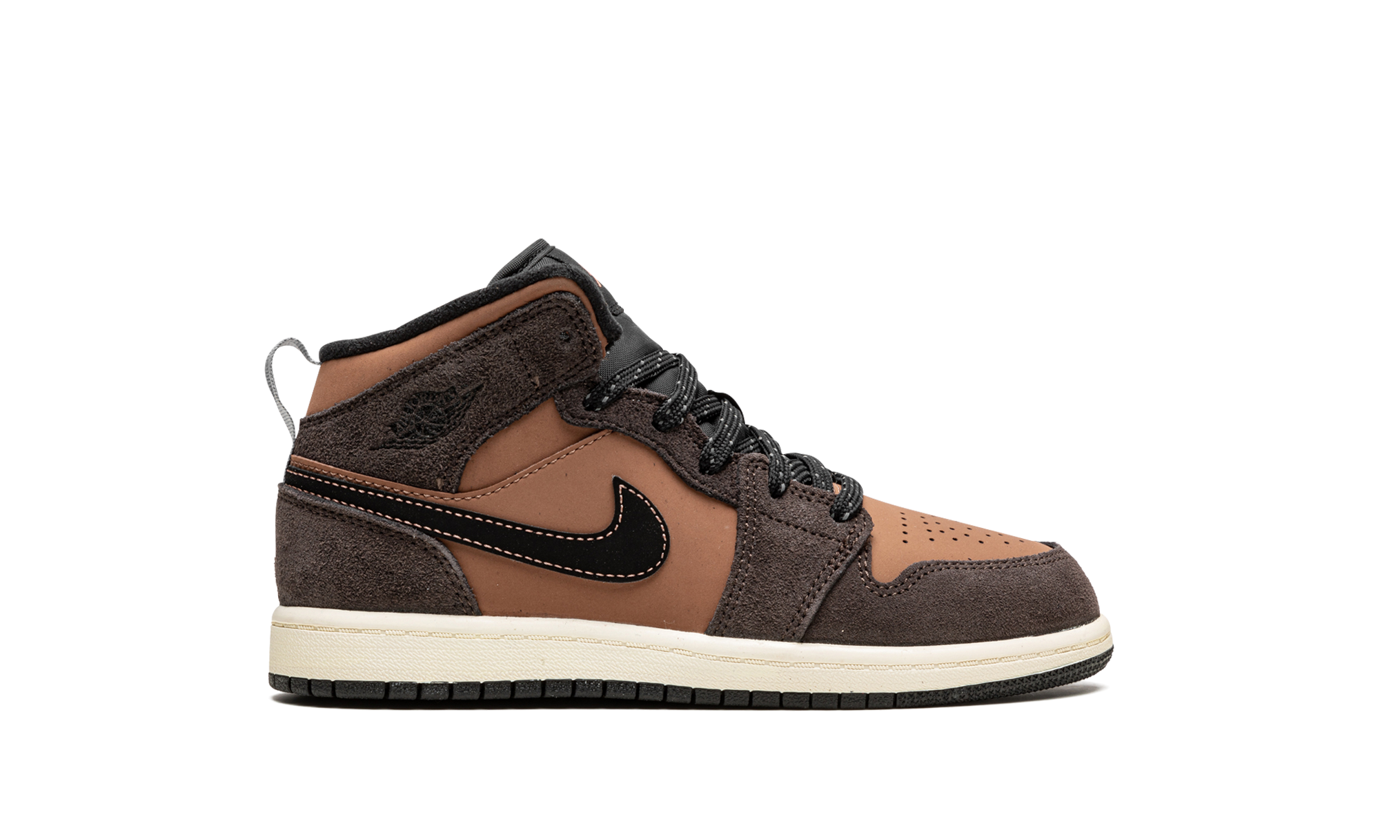 jordan 1 mid se dark chocolate ps+DC7249-200+right view