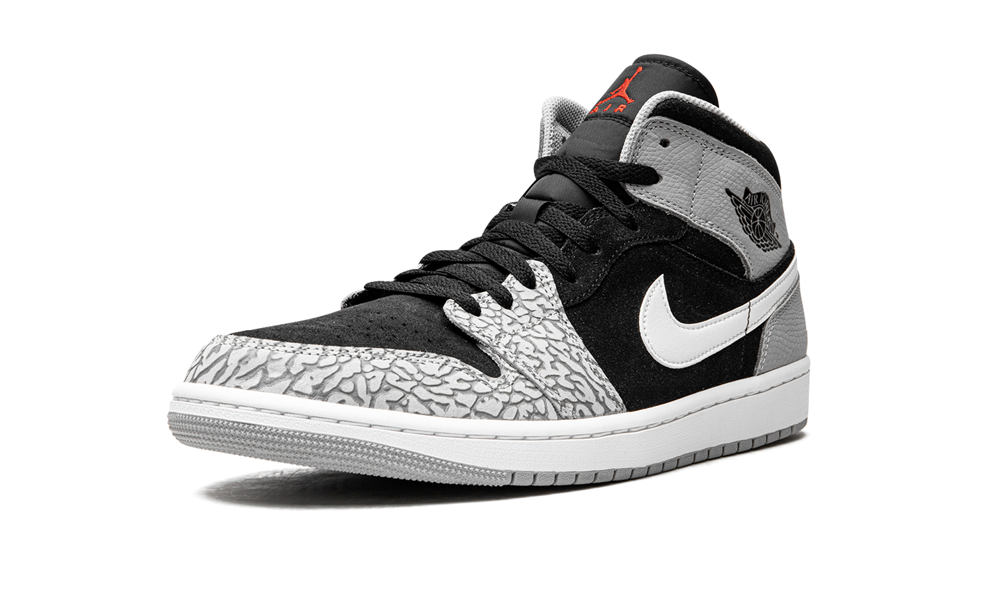 jordan 1 mid se elephant print+DM1200-016+left diagnol single view