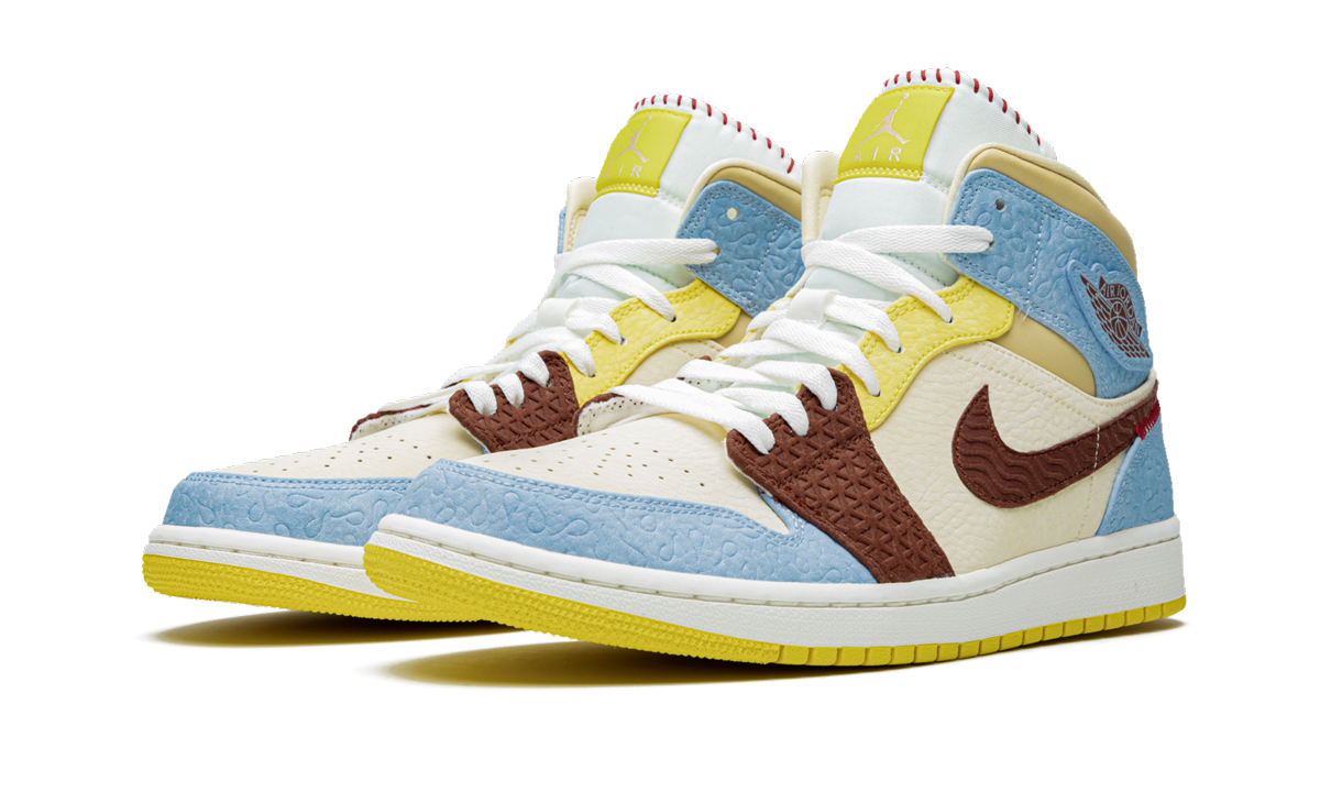 jordan 1 mid se fearless maison chateau rouge+CU2803-200+diagnol left view