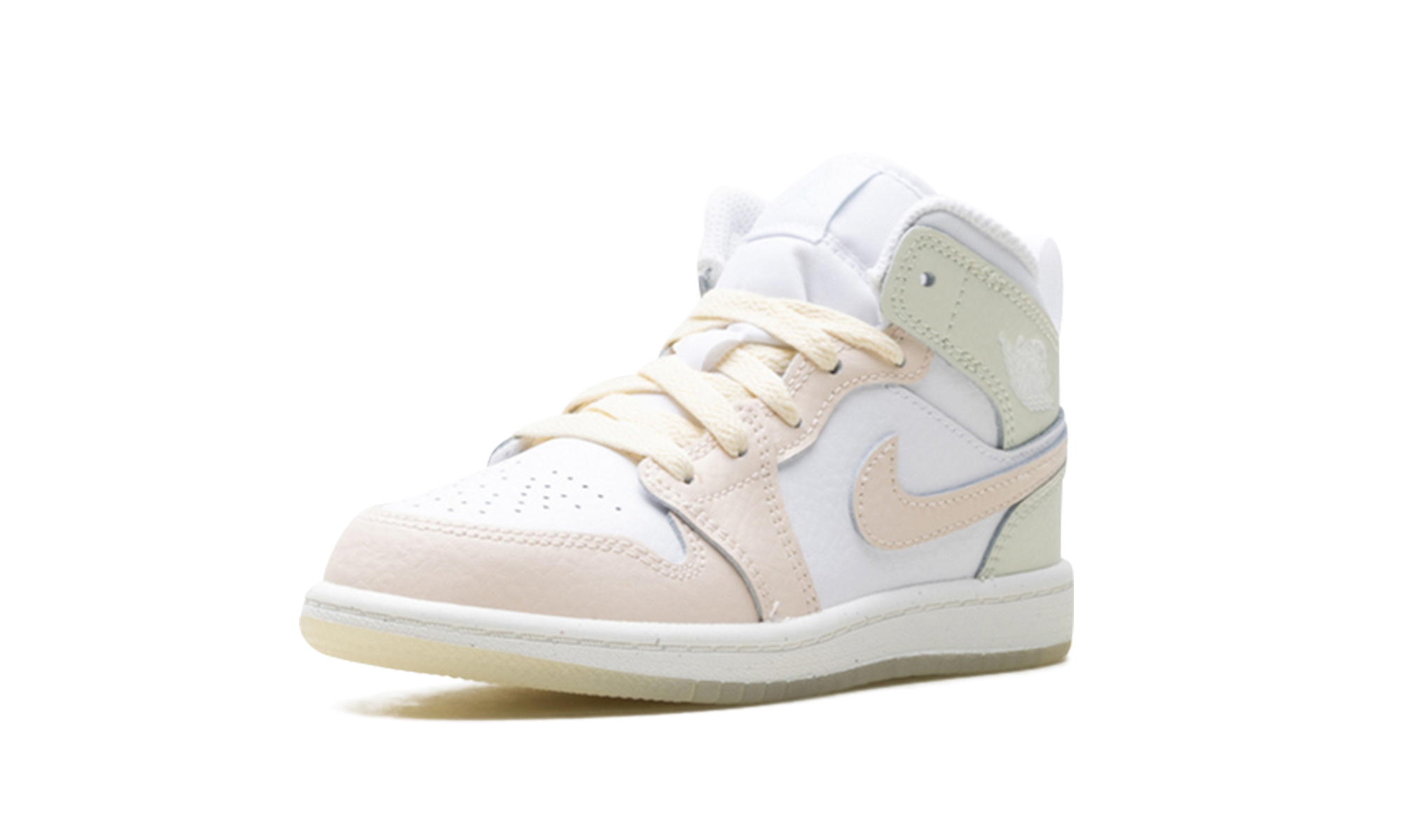 jordan 1 mid se flamingo ps+HJ5942-100+left diagnol single view