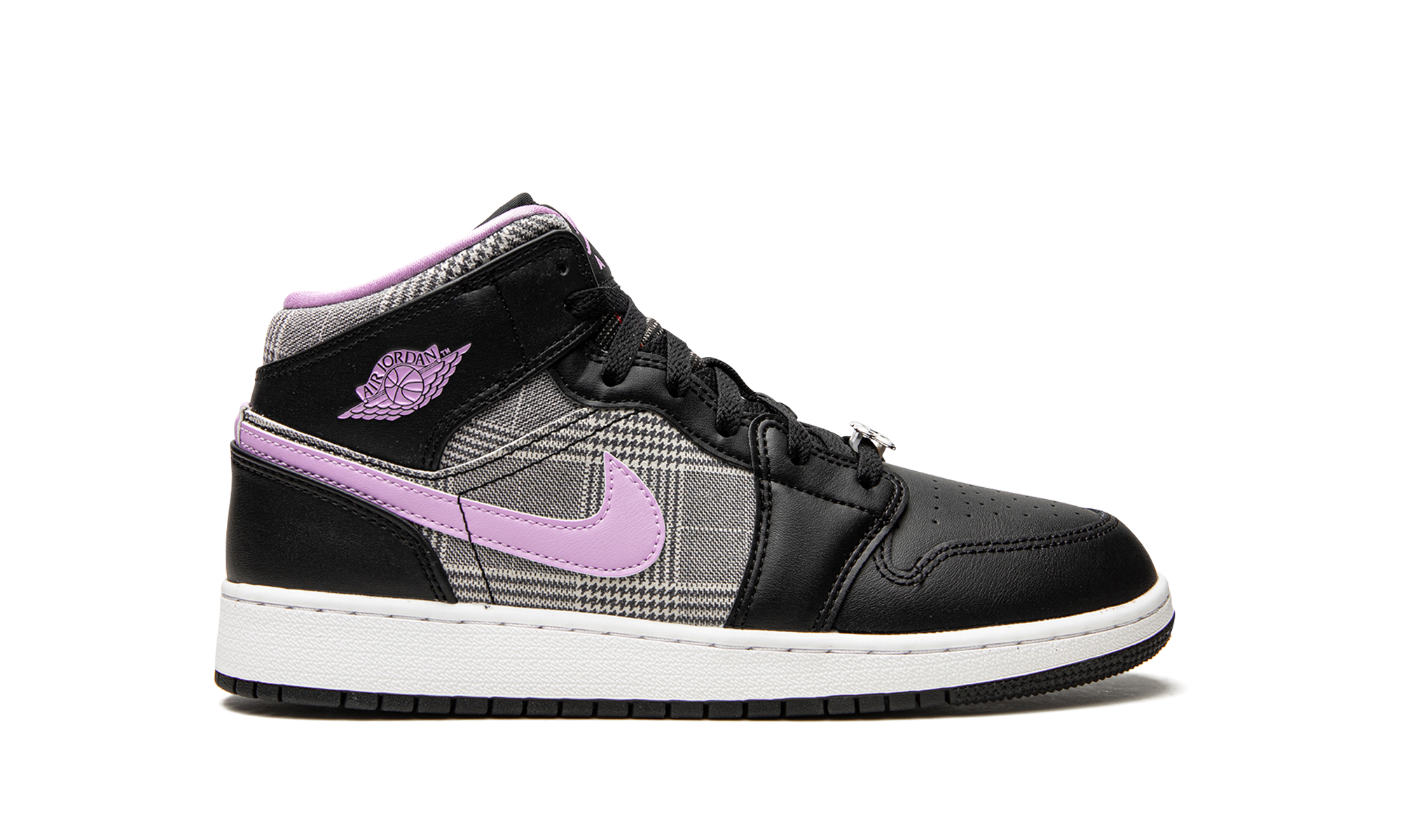 jordan 1 mid se houndstooth gs+DC7226-015+right view