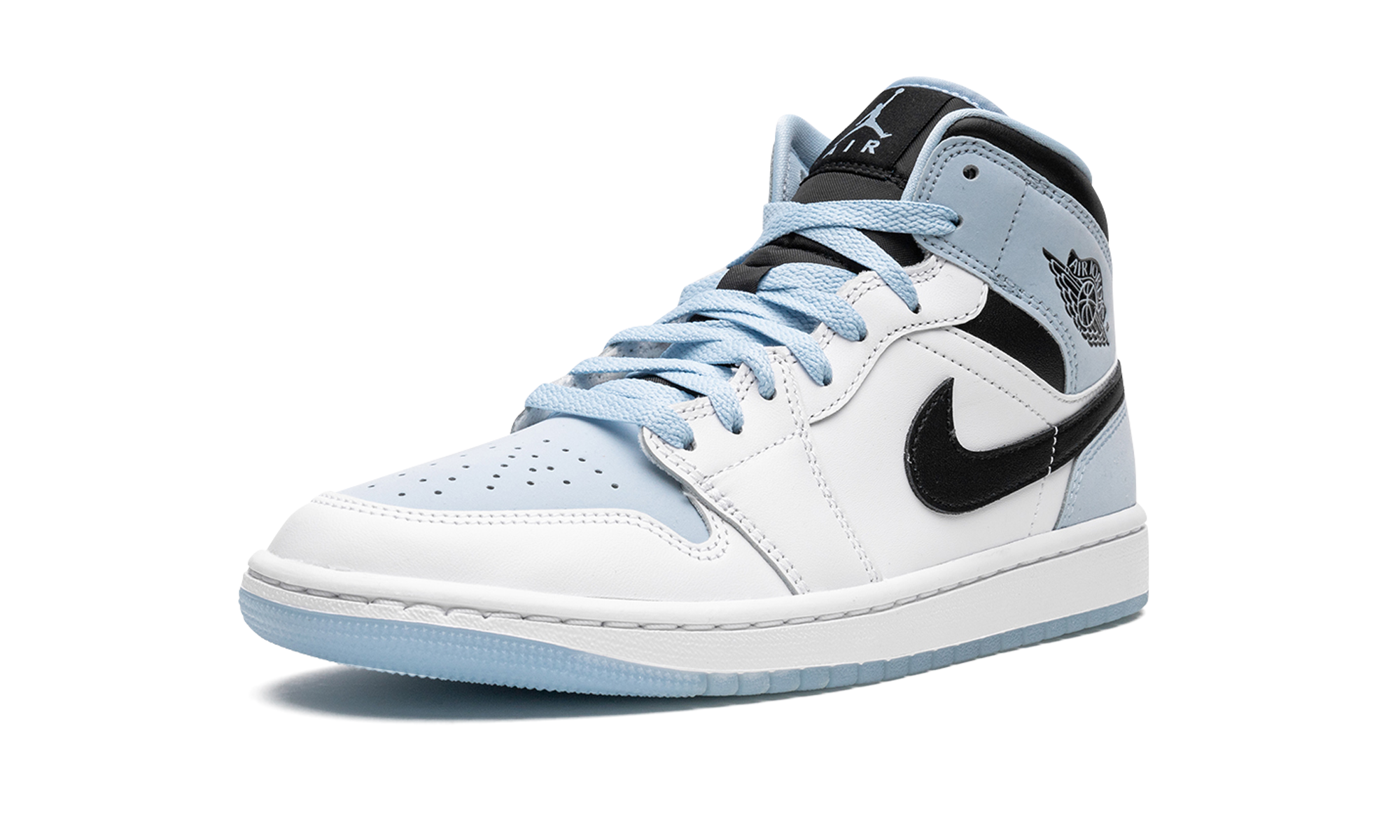 jordan 1 mid se ice blue 2023+DV1308-104+left diagnol single view