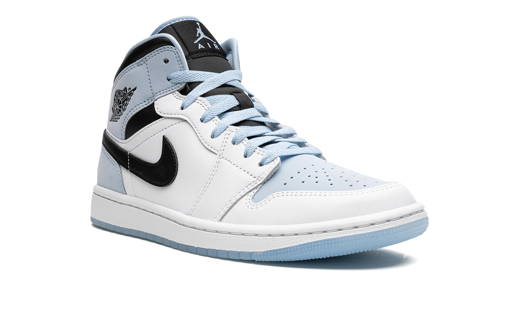 jordan 1 mid se ice blue 2023+DV1308-104+diagnol right view