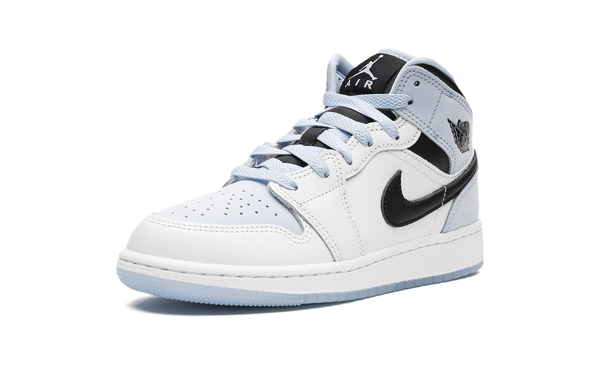 jordan 1 mid se ice blue 2023 gs+DV1337-104+left diagnol single view