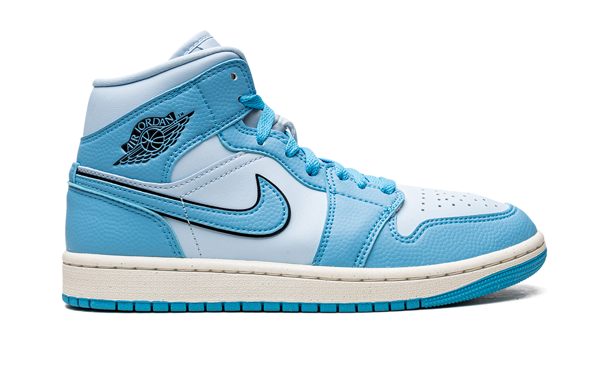 jordan 1 mid se ice blue women s+DV1302-400+right view