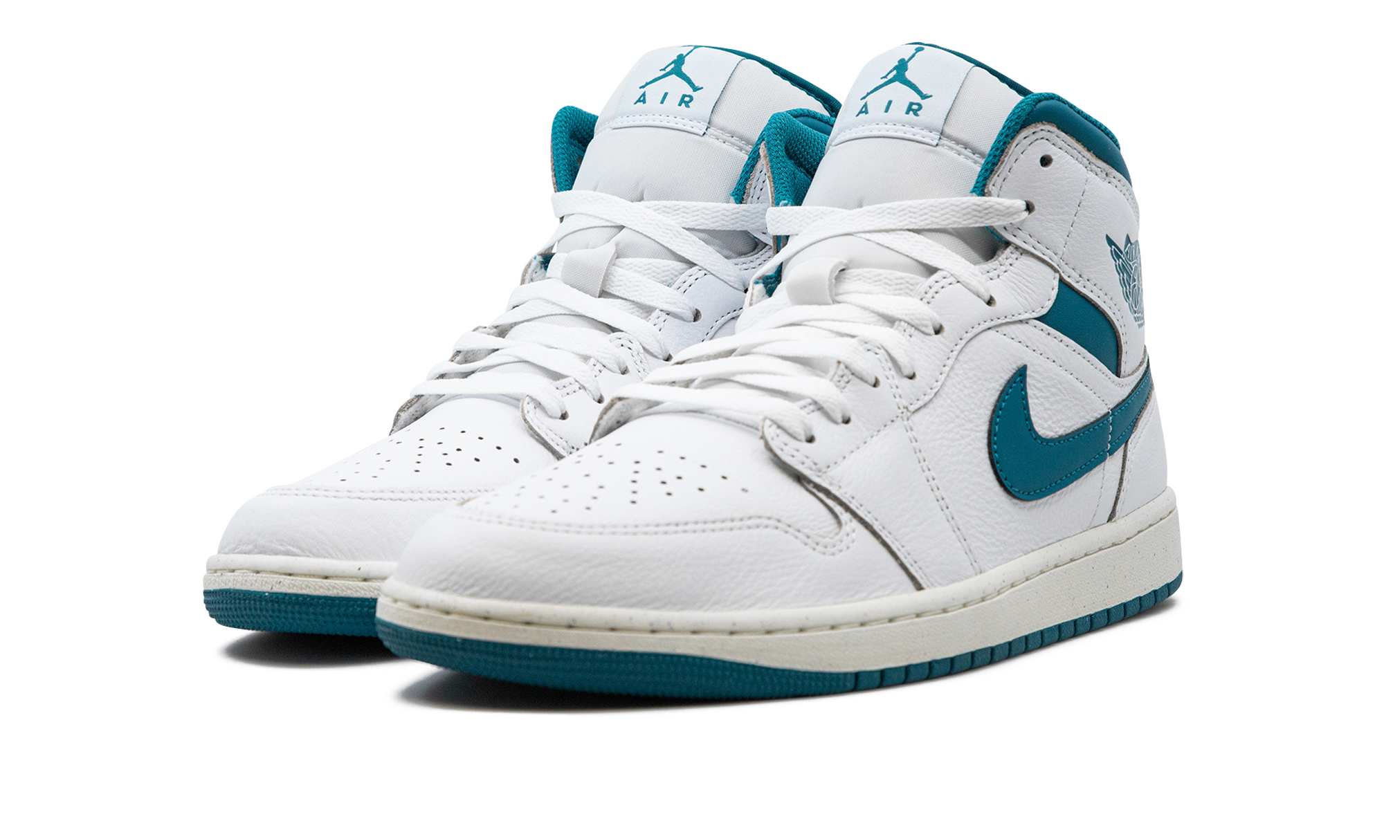 jordan 1 mid se industrial blue+FN5215-141+diagnol left view