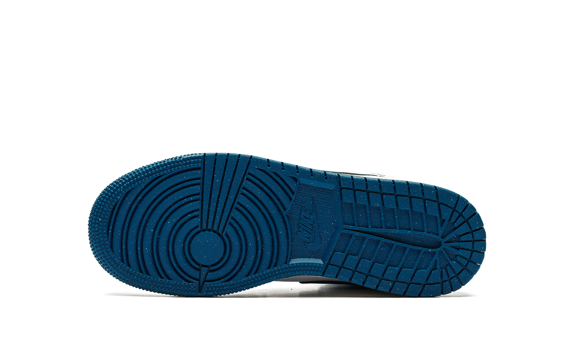 jordan 1 mid se industrial blue gs+FN7432-141+bottom view