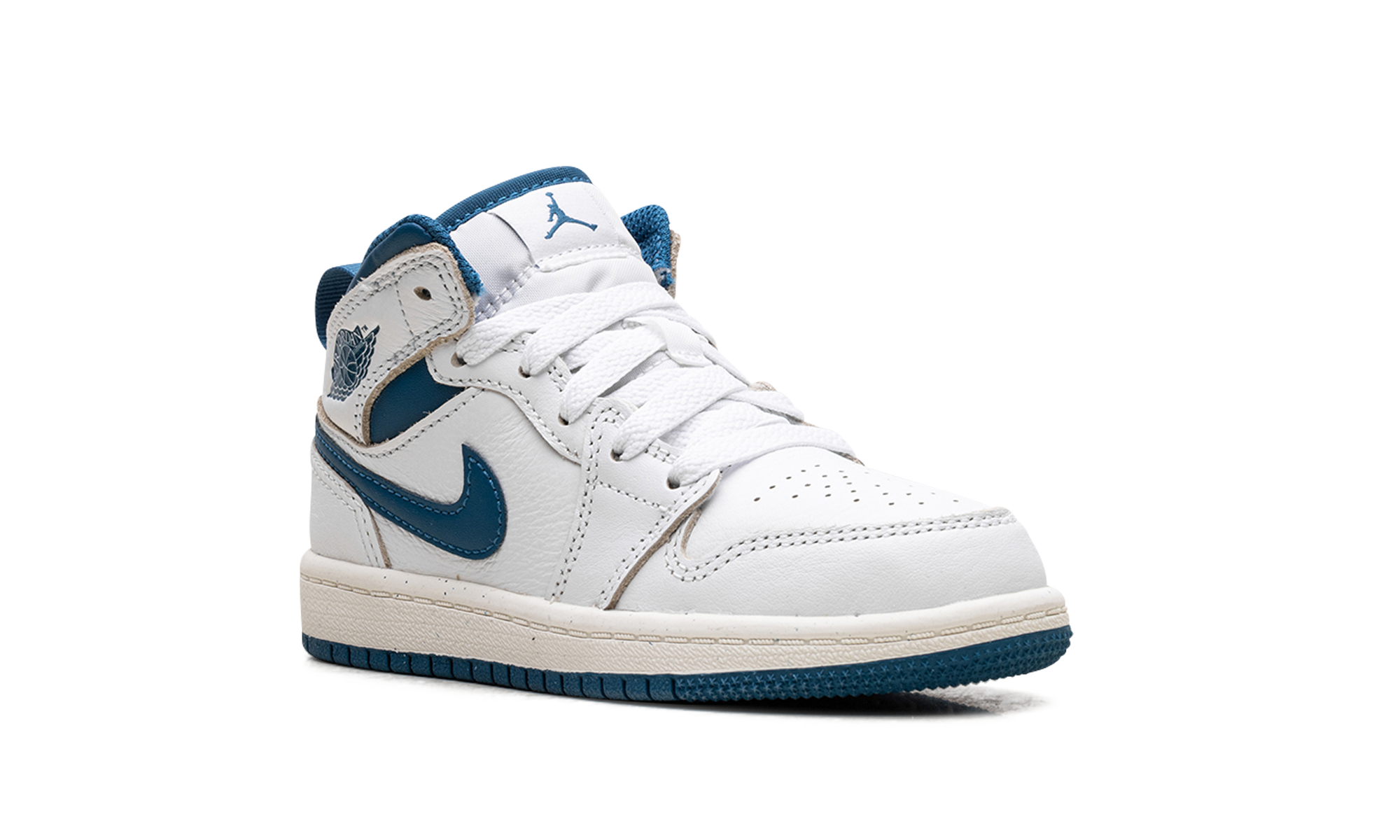 jordan 1 mid se industrial blue ps+FN7493-141+diagnol right view