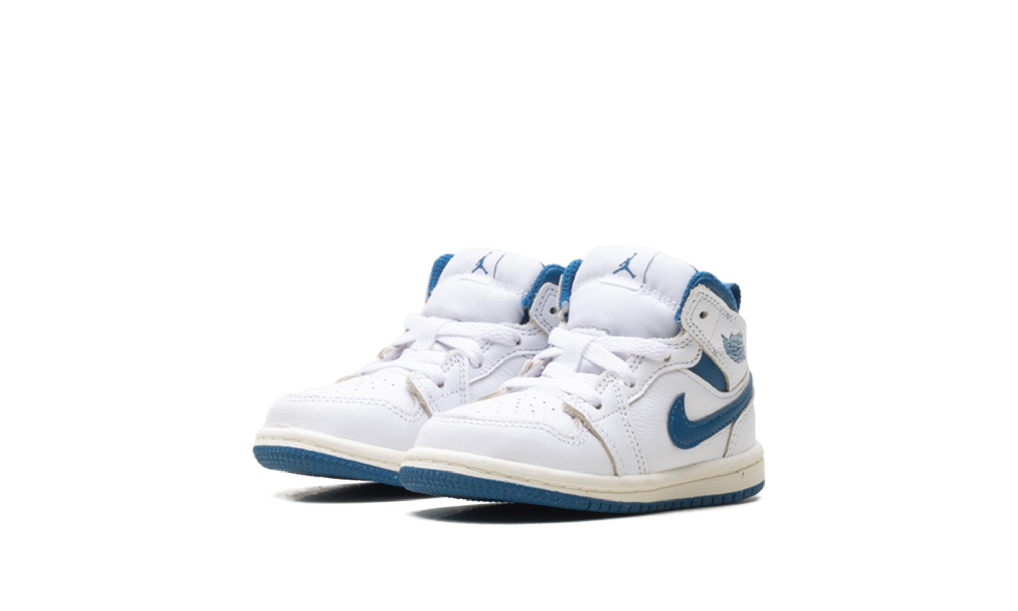 jordan 1 mid se industrial blue td+FN7537-141+diagnol left view