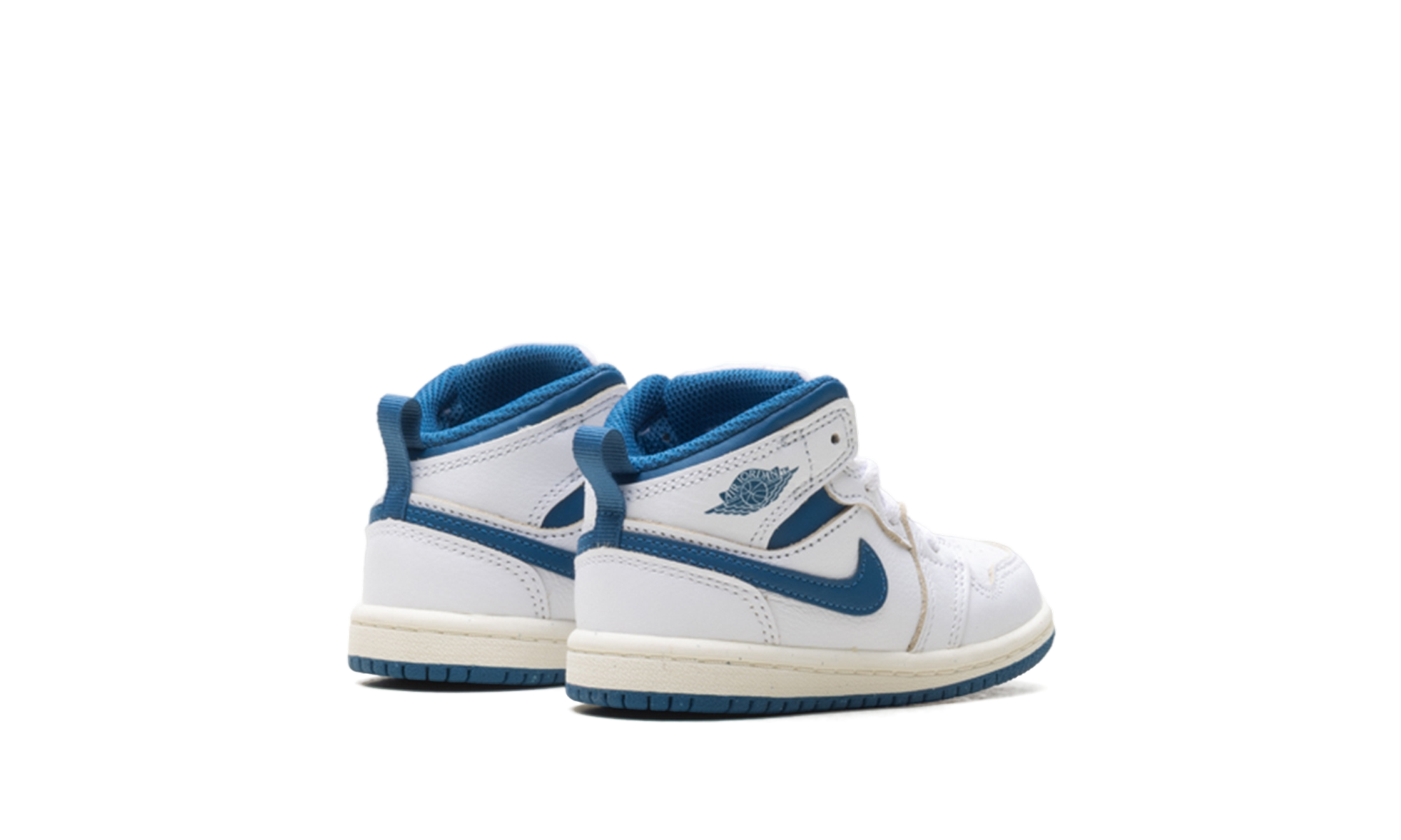 jordan 1 mid se industrial blue td+FN7537-141+diagnol right behind view