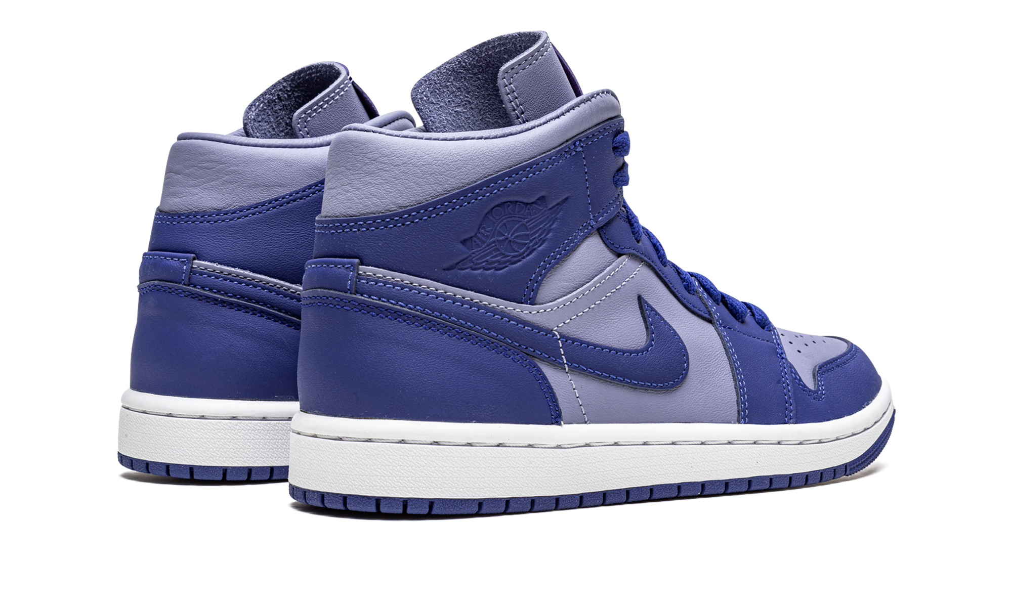 jordan 1 mid se iron purple deep royal women s+DH7821-500+diagnol right behind view