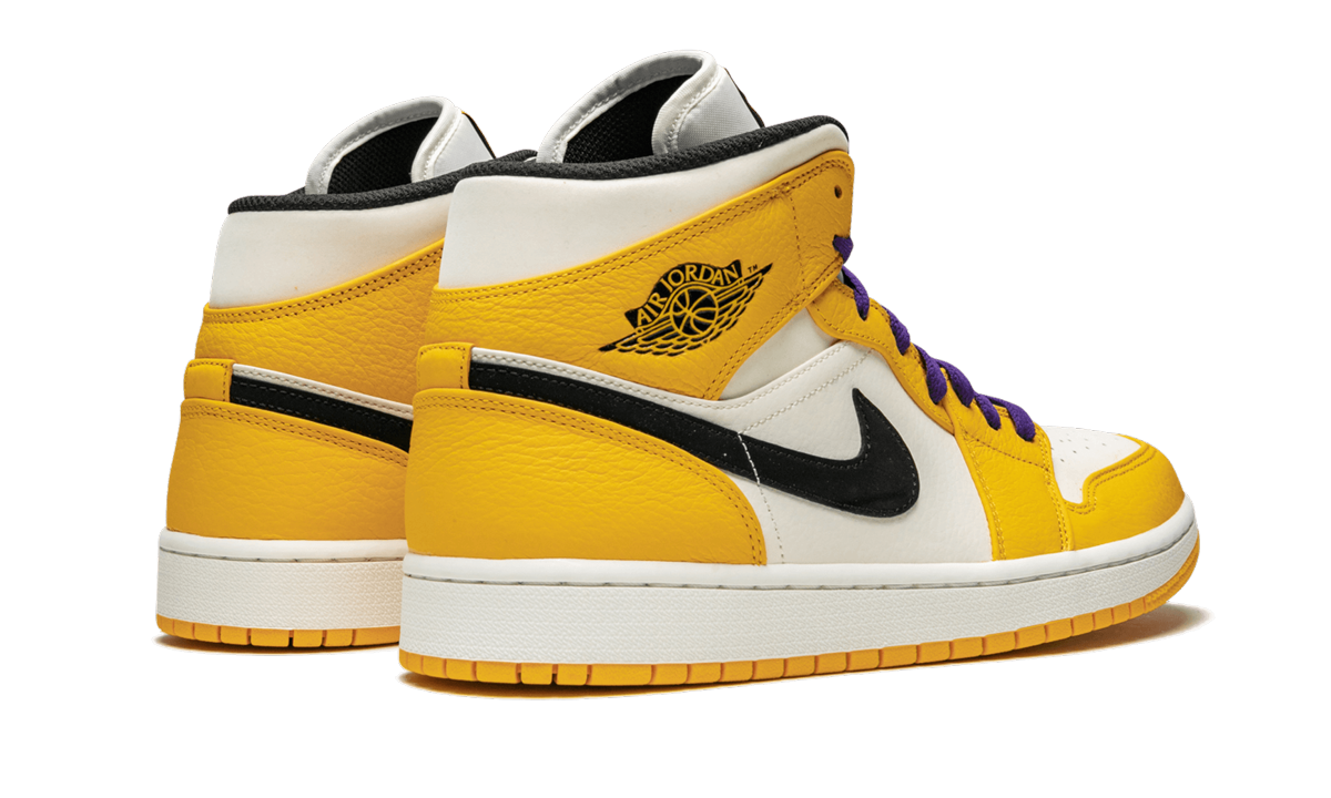 jordan 1 mid se lakers+852542-700+diagnol right behind view