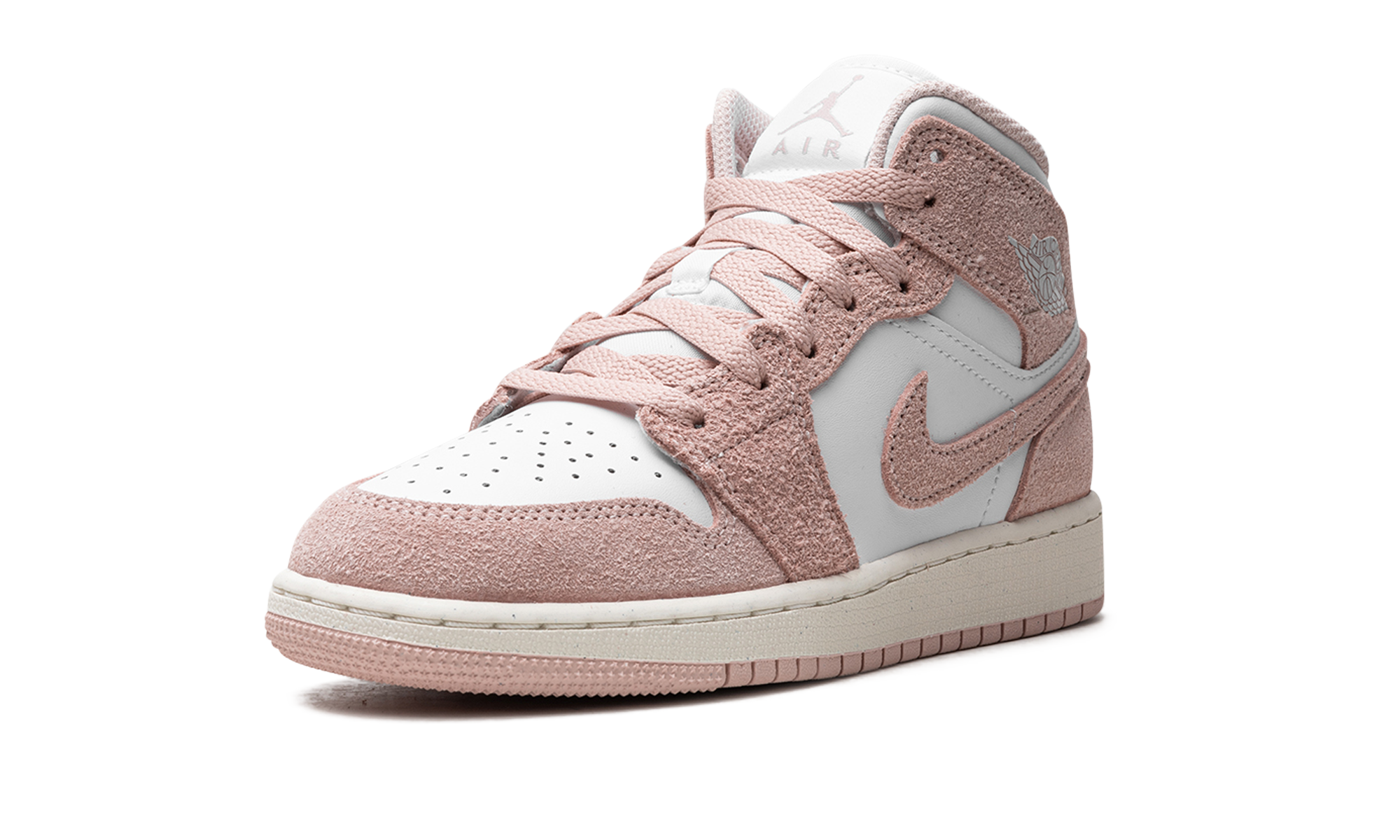 jordan 1 mid se legend pink gs+FN7432-161+left diagnol single view