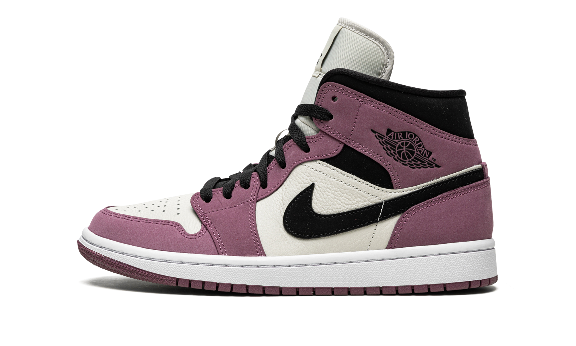 jordan 1 mid se light mulberry women s+DC7267-500+diagnol right view 1