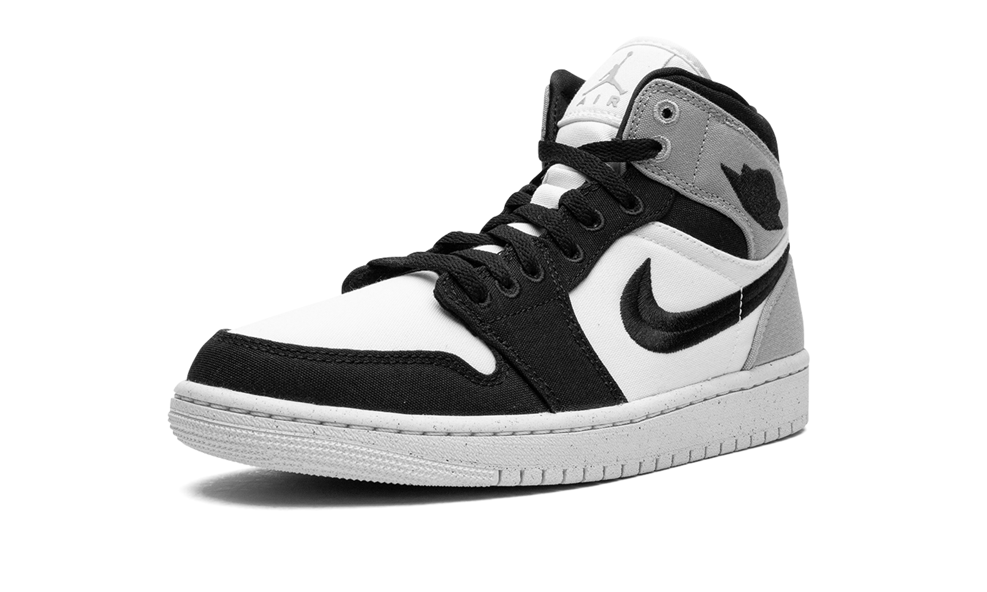 jordan 1 mid se light steel grey women s+DV0427-100+left diagnol single view