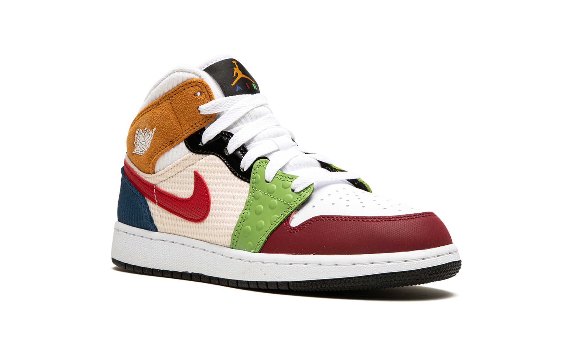 jordan 1 mid se messy room gs+DR6957-100+diagnol right view