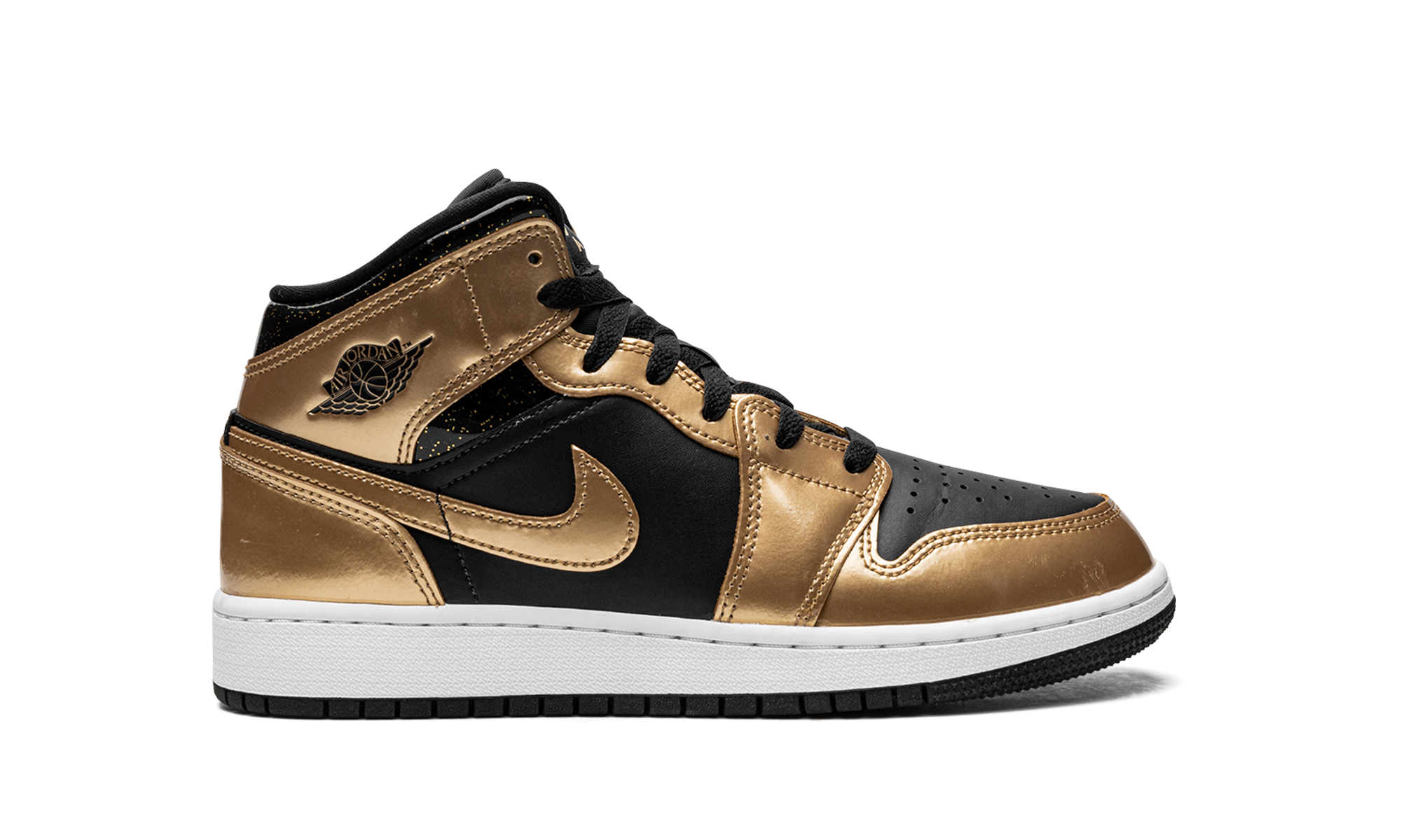 jordan 1 mid se metallic gold black gs+DR6967-071+right view
