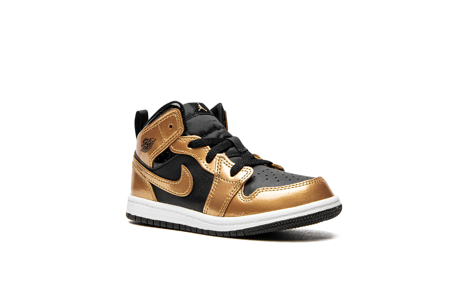 jordan 1 mid se metallic gold black td+DR6969-071+diagnol right view