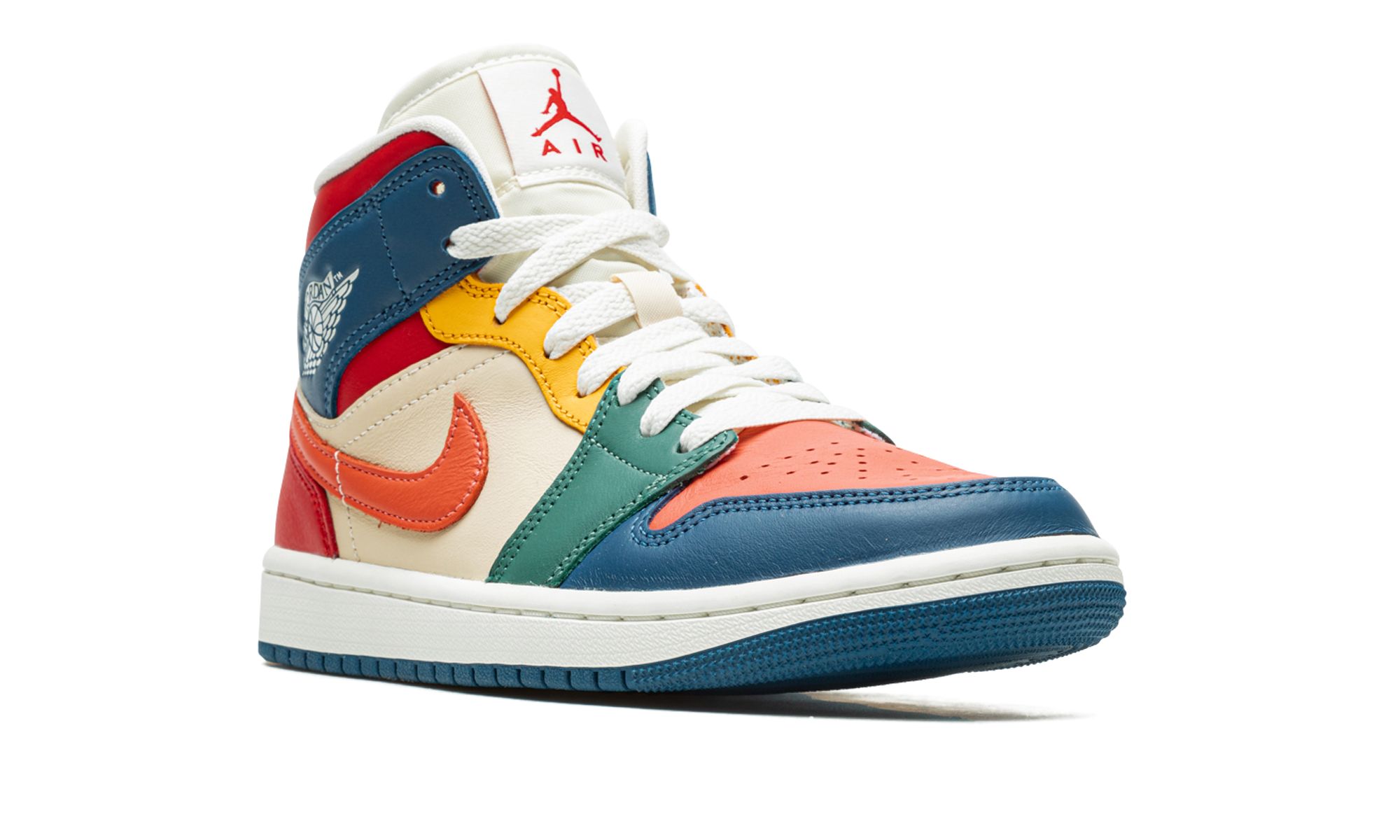 jordan 1 mid se multi color 2022 women s+DN3738-400+diagnol right view